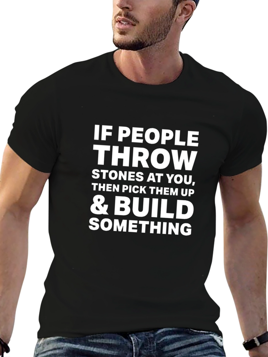 Motivational T-Shirt - Build Something
