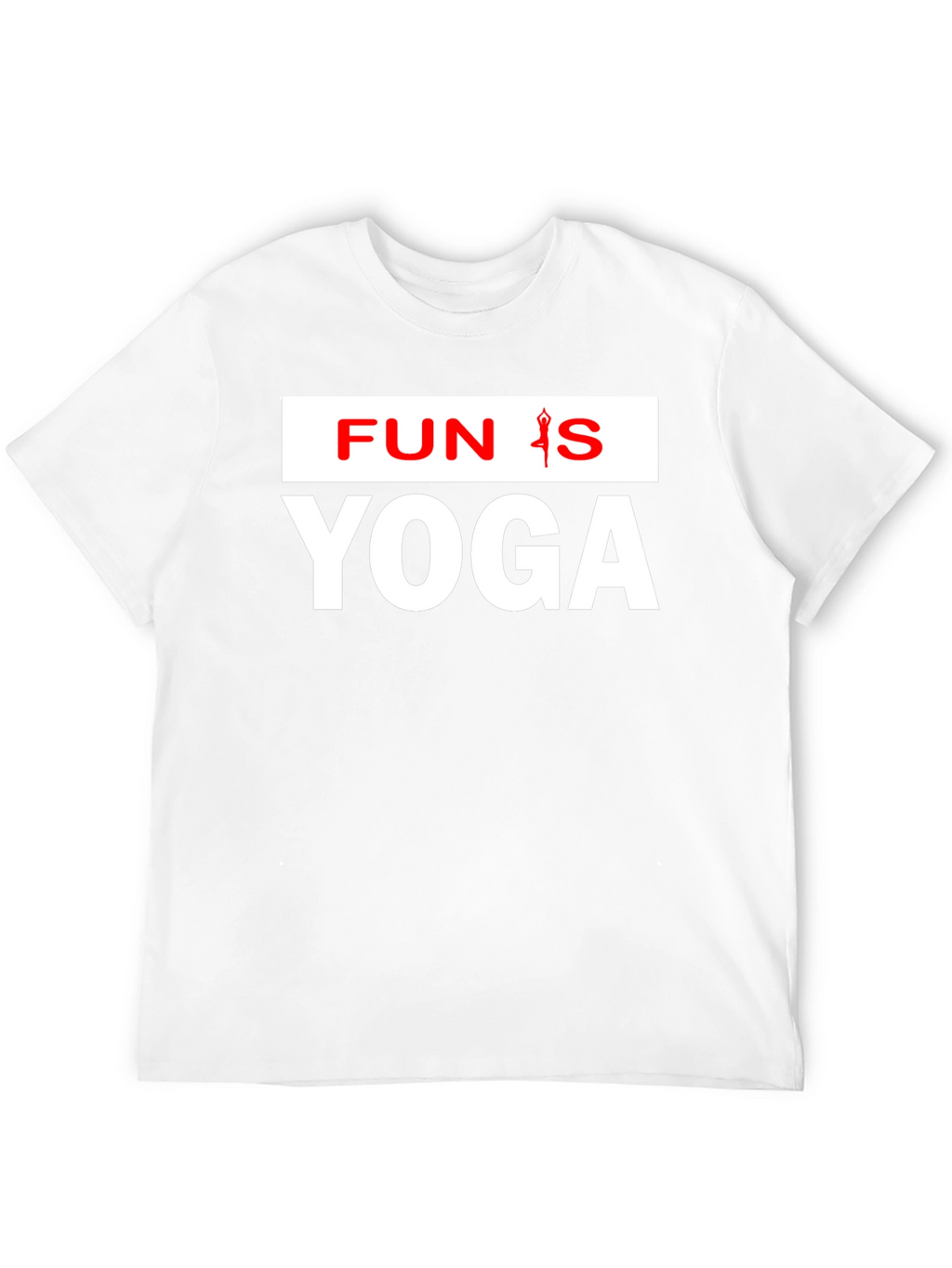 Fun Is Yoga Graphic Tee - Black Cotton T-Shirt