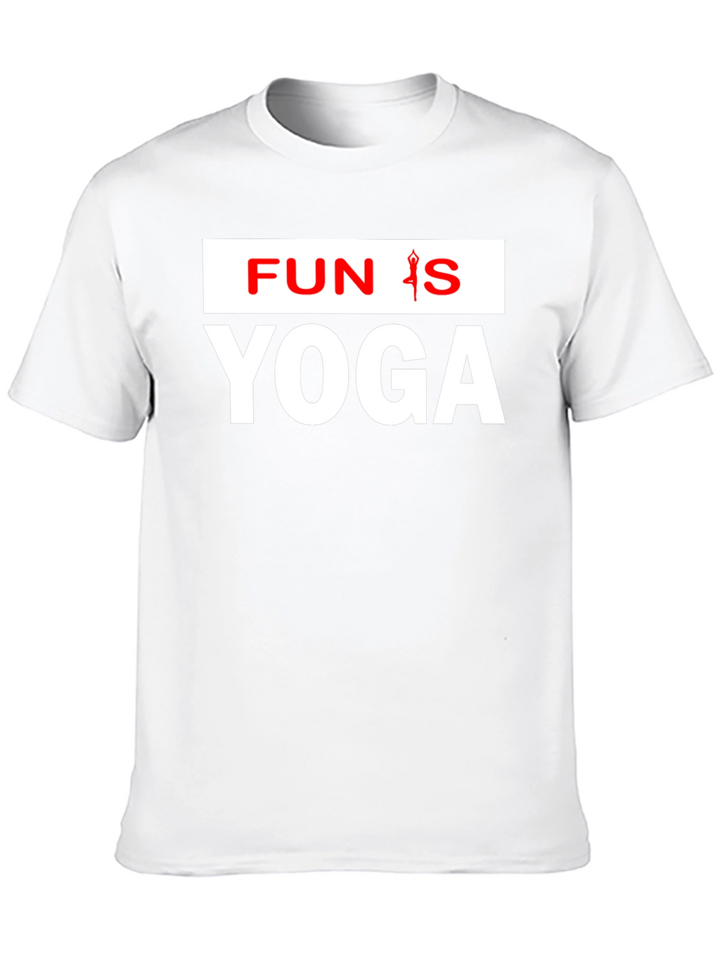 Fun Is Yoga Graphic Tee - Black Cotton T-Shirt
