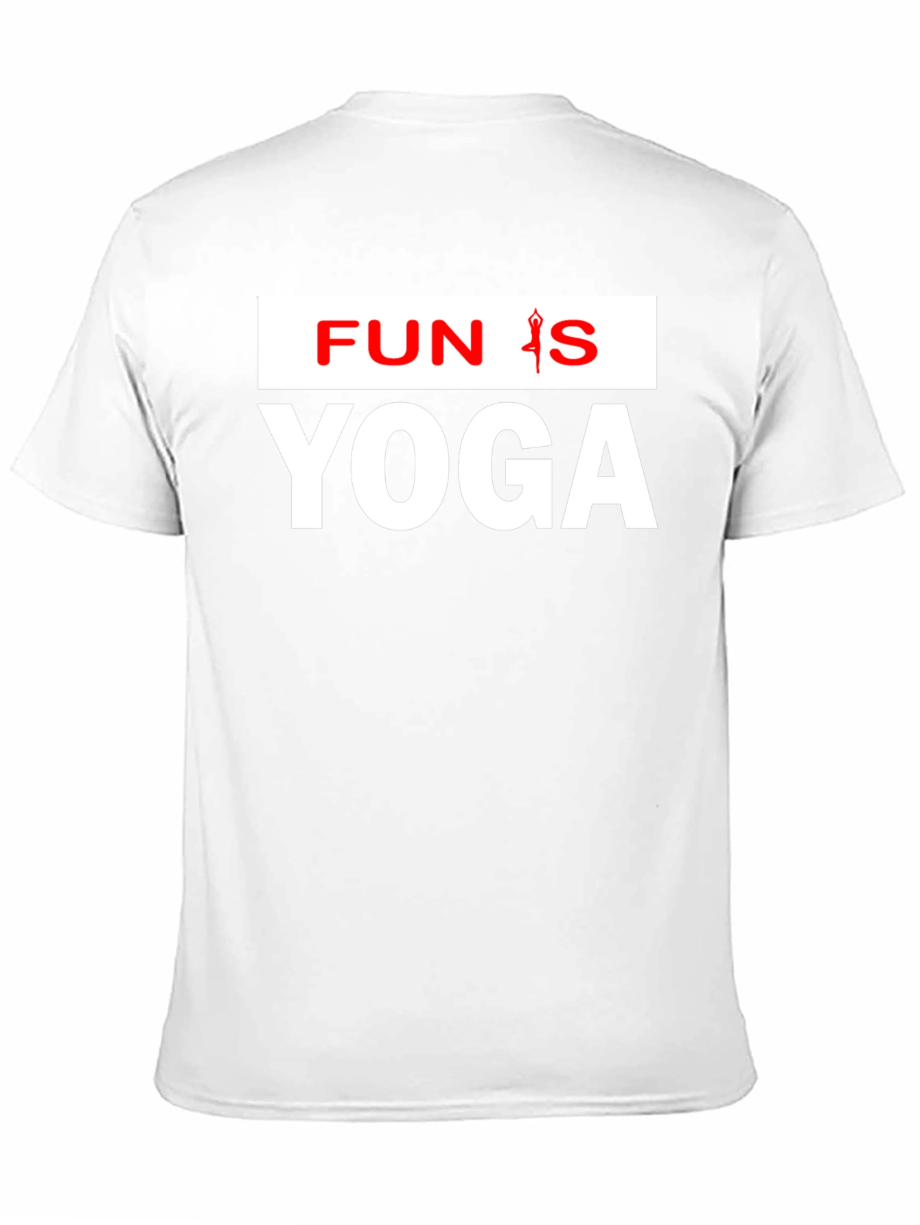 Fun Is Yoga Graphic Tee - Black Cotton T-Shirt