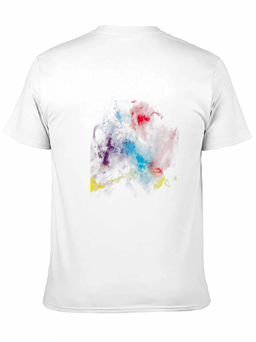 Cosmic Nebula Graphic Tee - Black Cotton Blend
