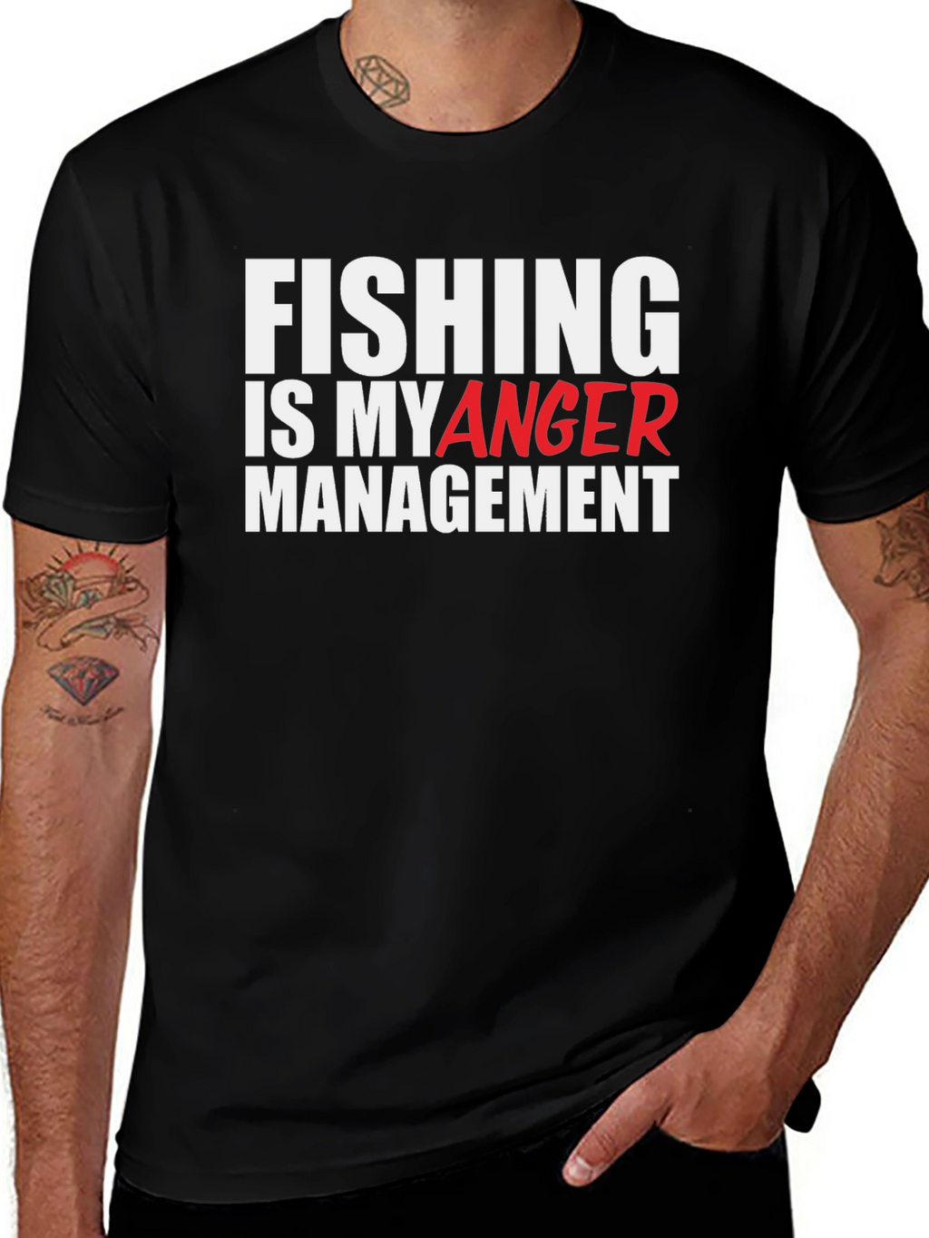 Fishing Is My Anger Management T-Shirt