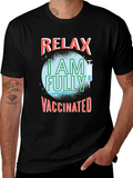 Relax I Am Fully Vaccinated Graphic Tee