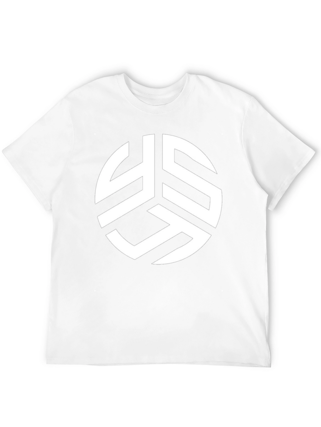 Modern Graphic Print Black Tee