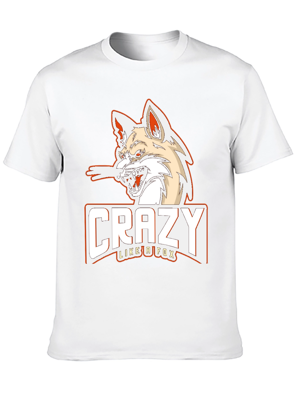 Crazy Like a Fox Graphic Tee - Black