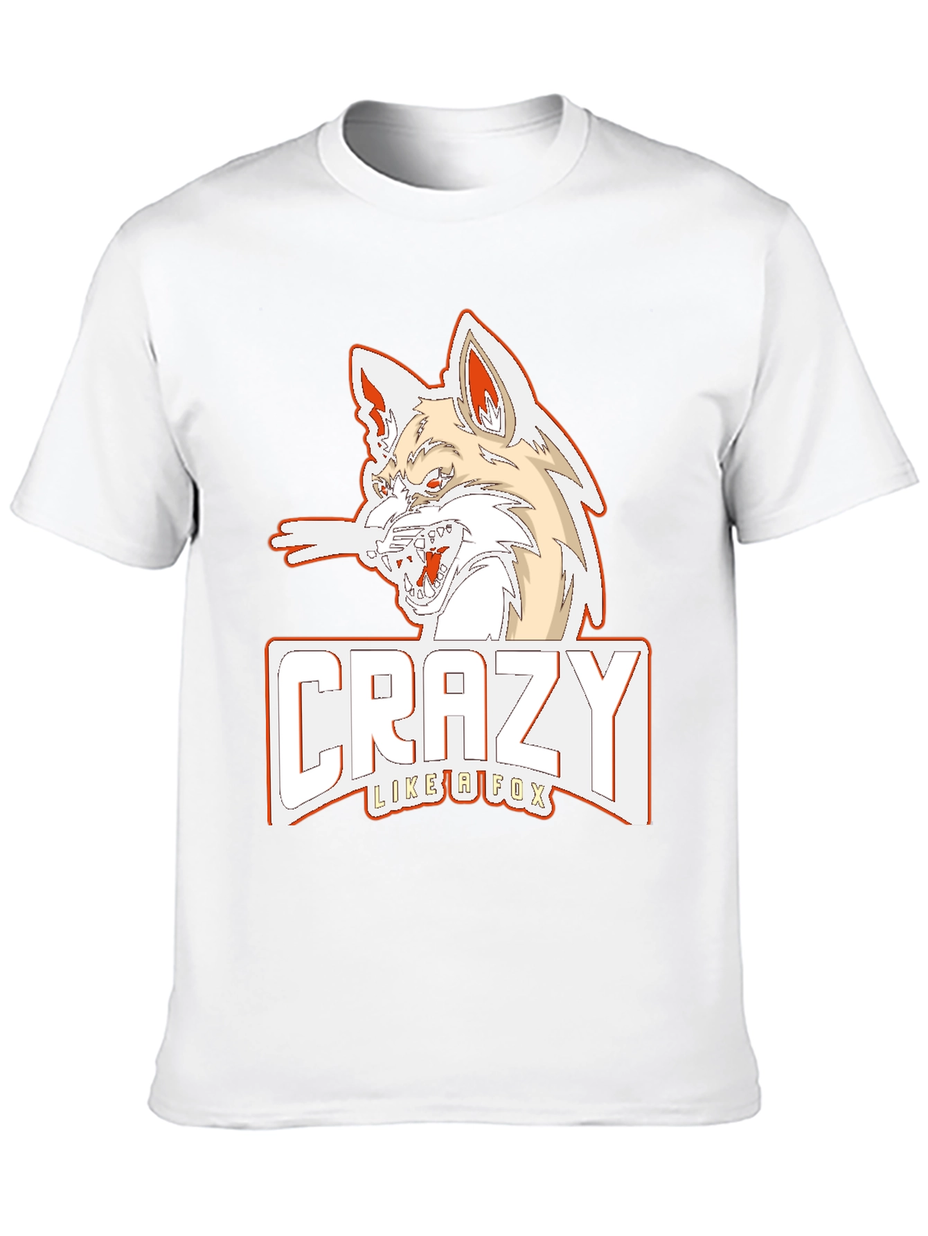 Crazy Like a Fox Graphic Tee - Black