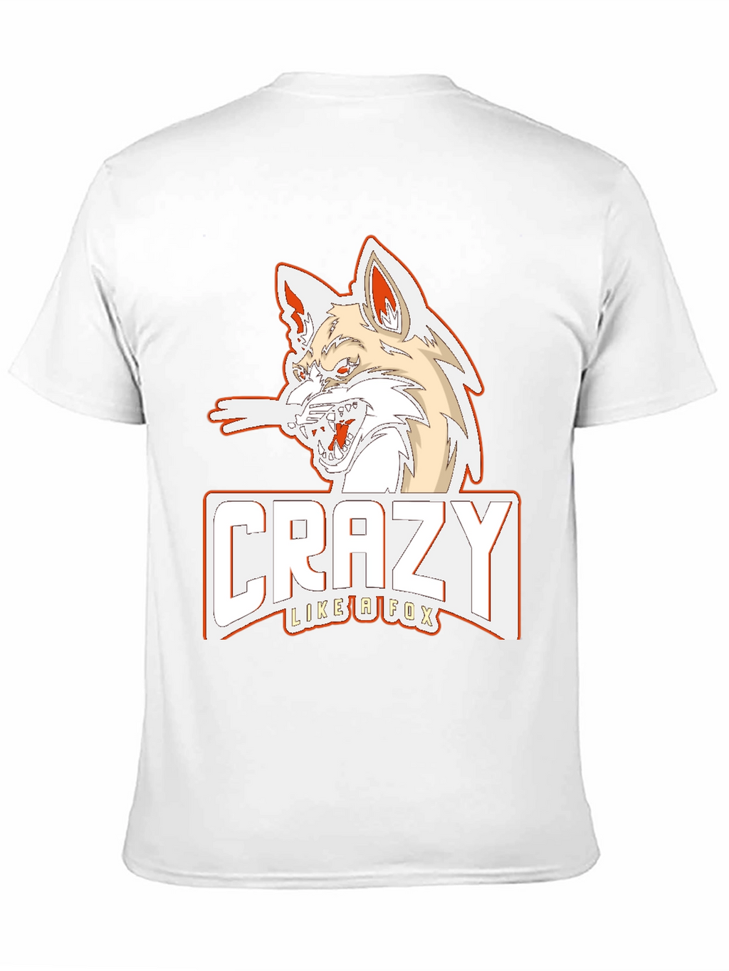 Crazy Like a Fox Graphic Tee - Black