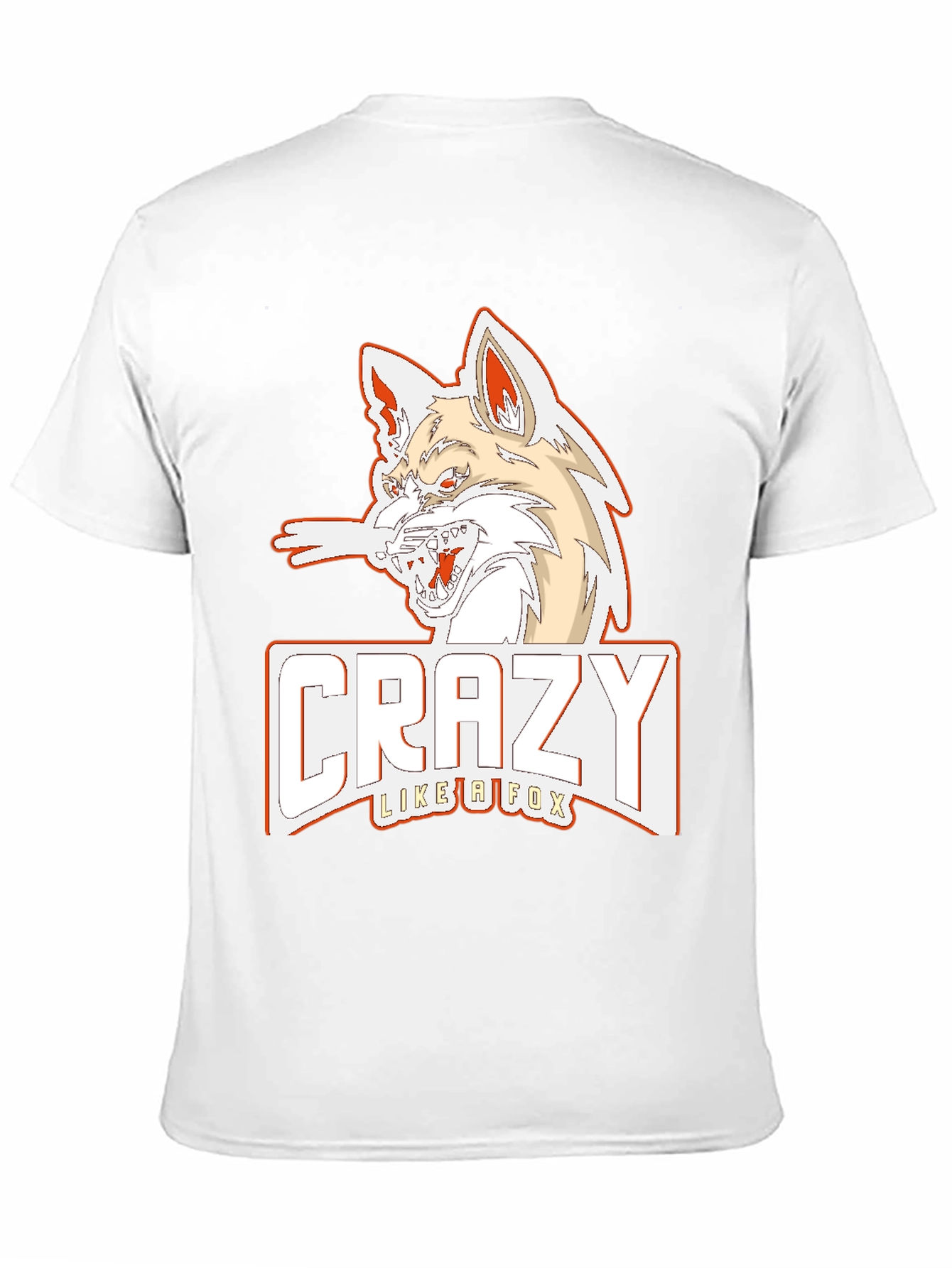 Crazy Like a Fox Graphic Tee - Black