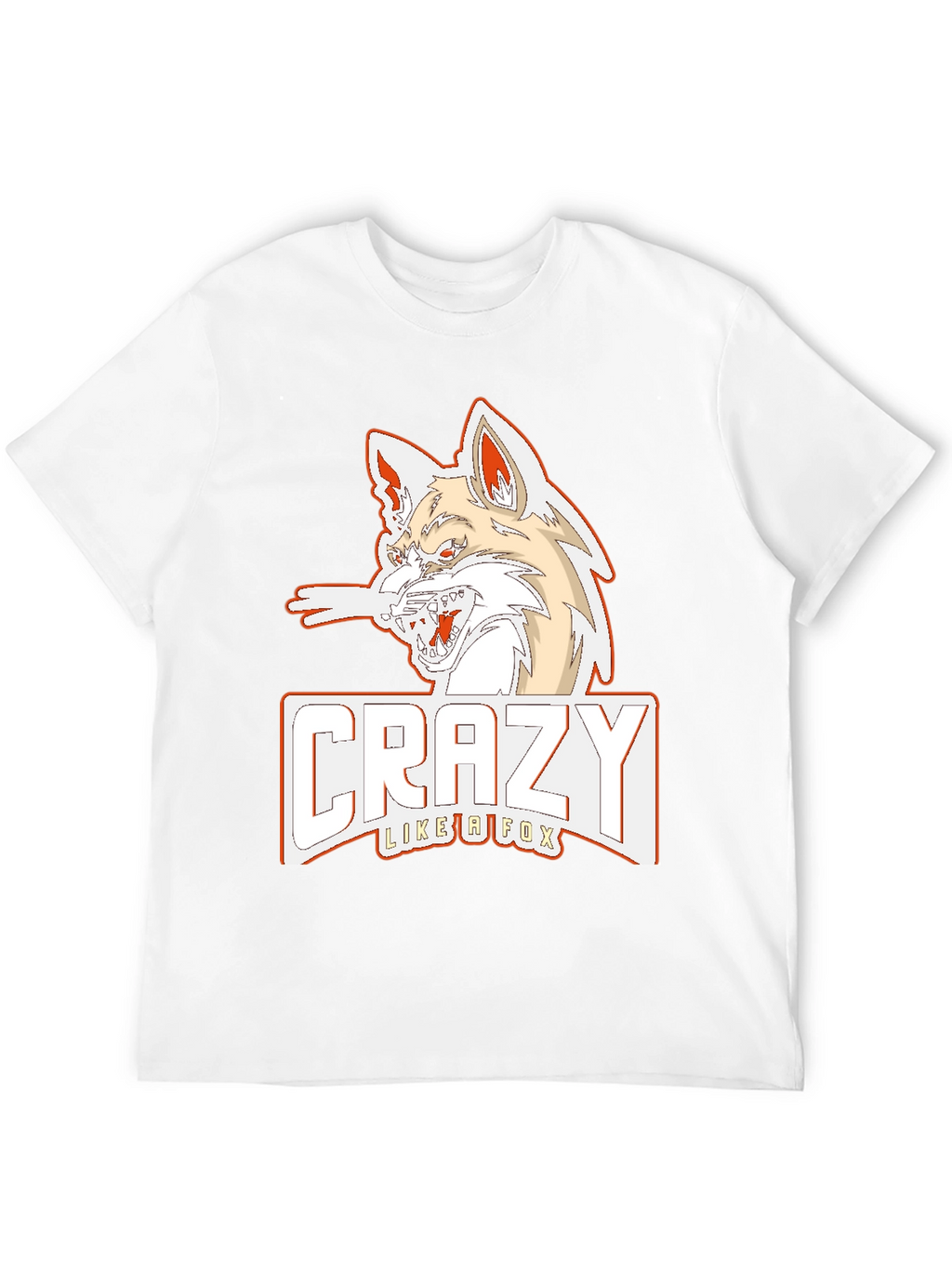 Crazy Like a Fox Graphic Tee - Black