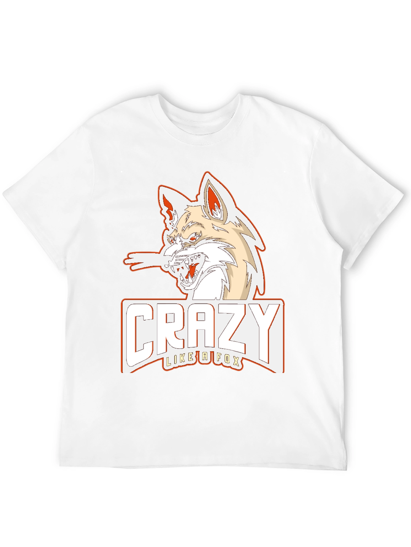 Crazy Like a Fox Graphic Tee - Black