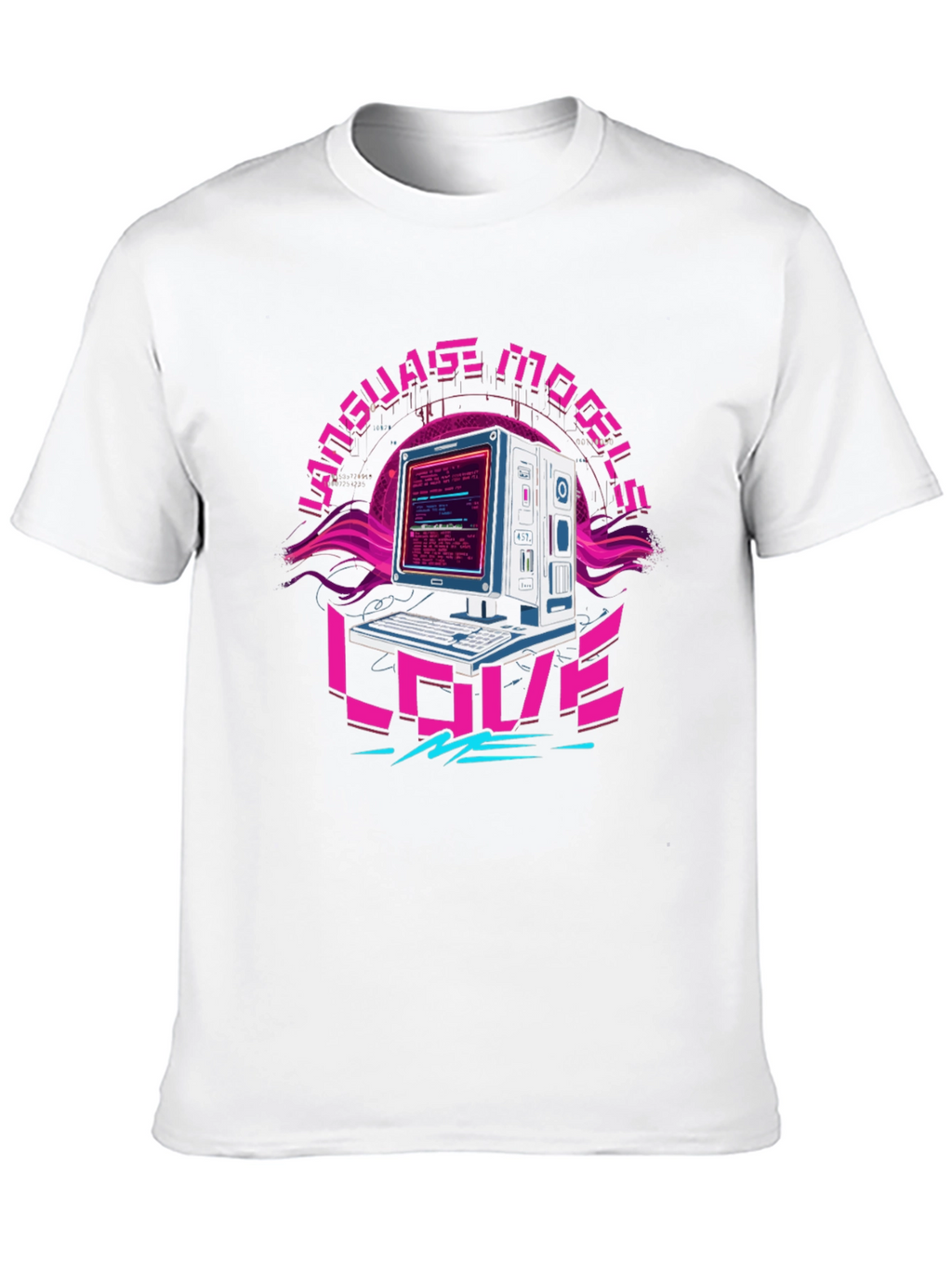 Language Models Love Me Retro T-Shirt
