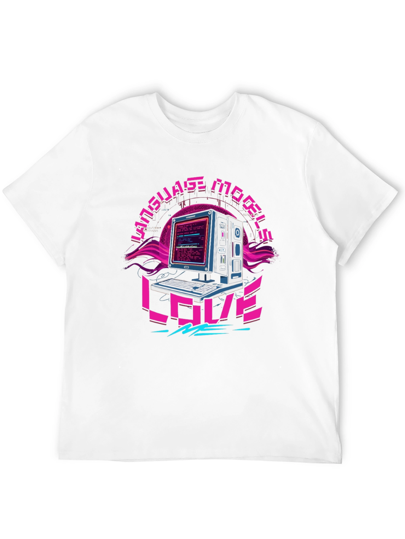 Language Models Love Me Retro T-Shirt