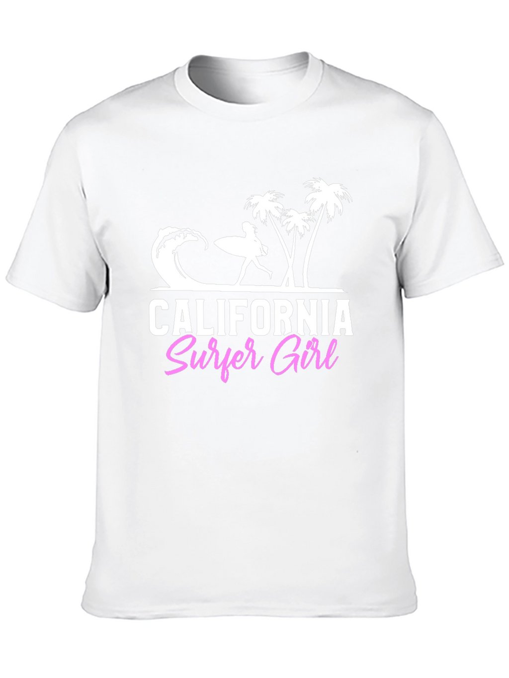 California Surfer Girl Graphic T-Shirt
