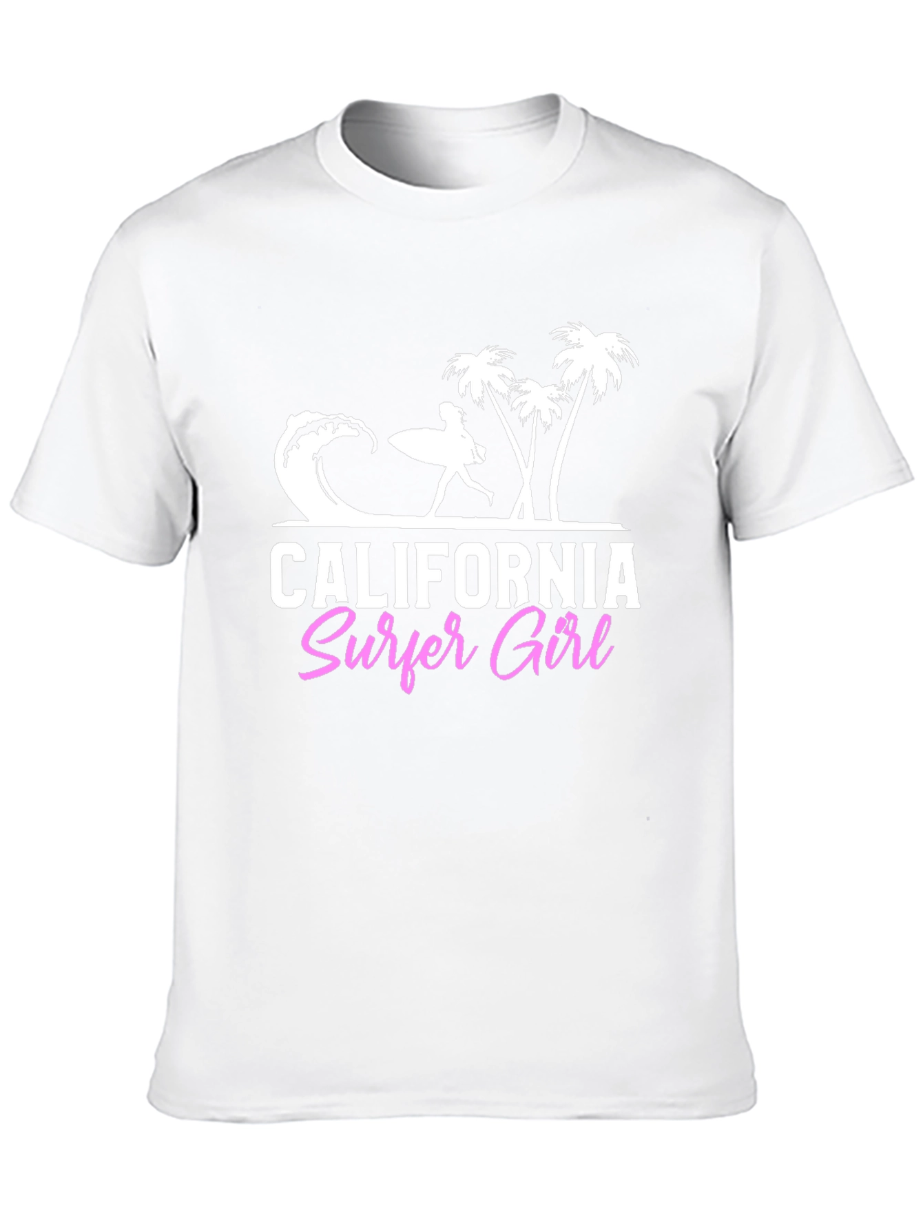 California Surfer Girl Graphic T-Shirt