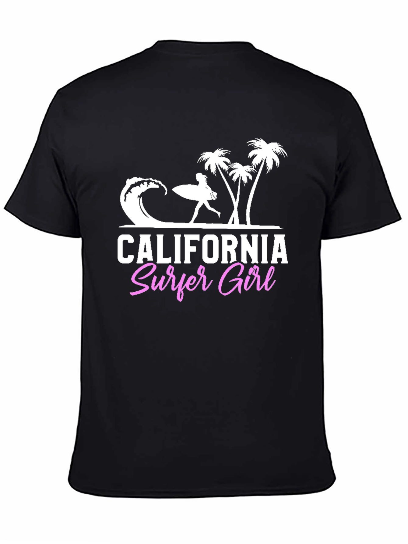 California Surfer Girl Graphic T-Shirt