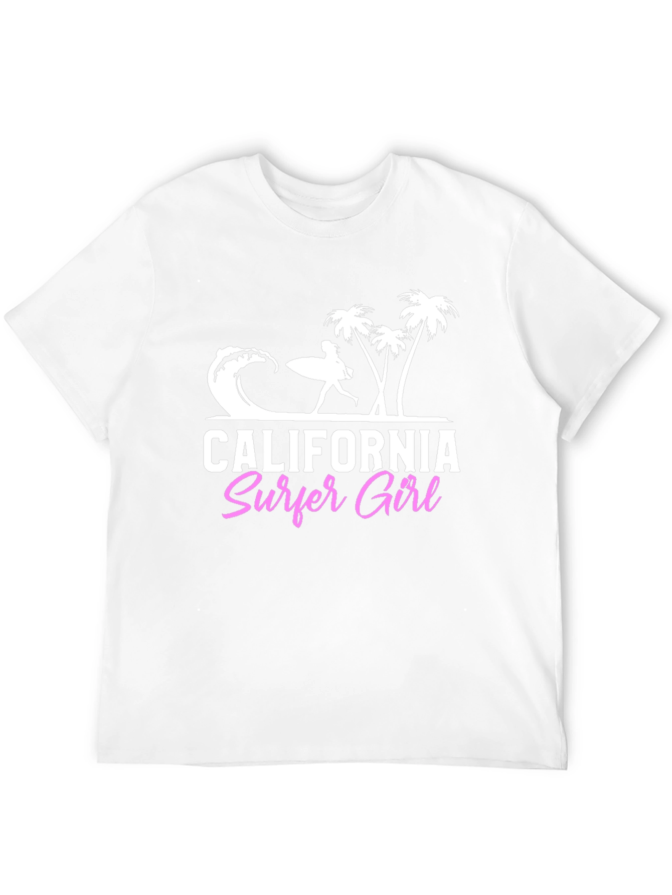 California Surfer Girl Graphic T-Shirt