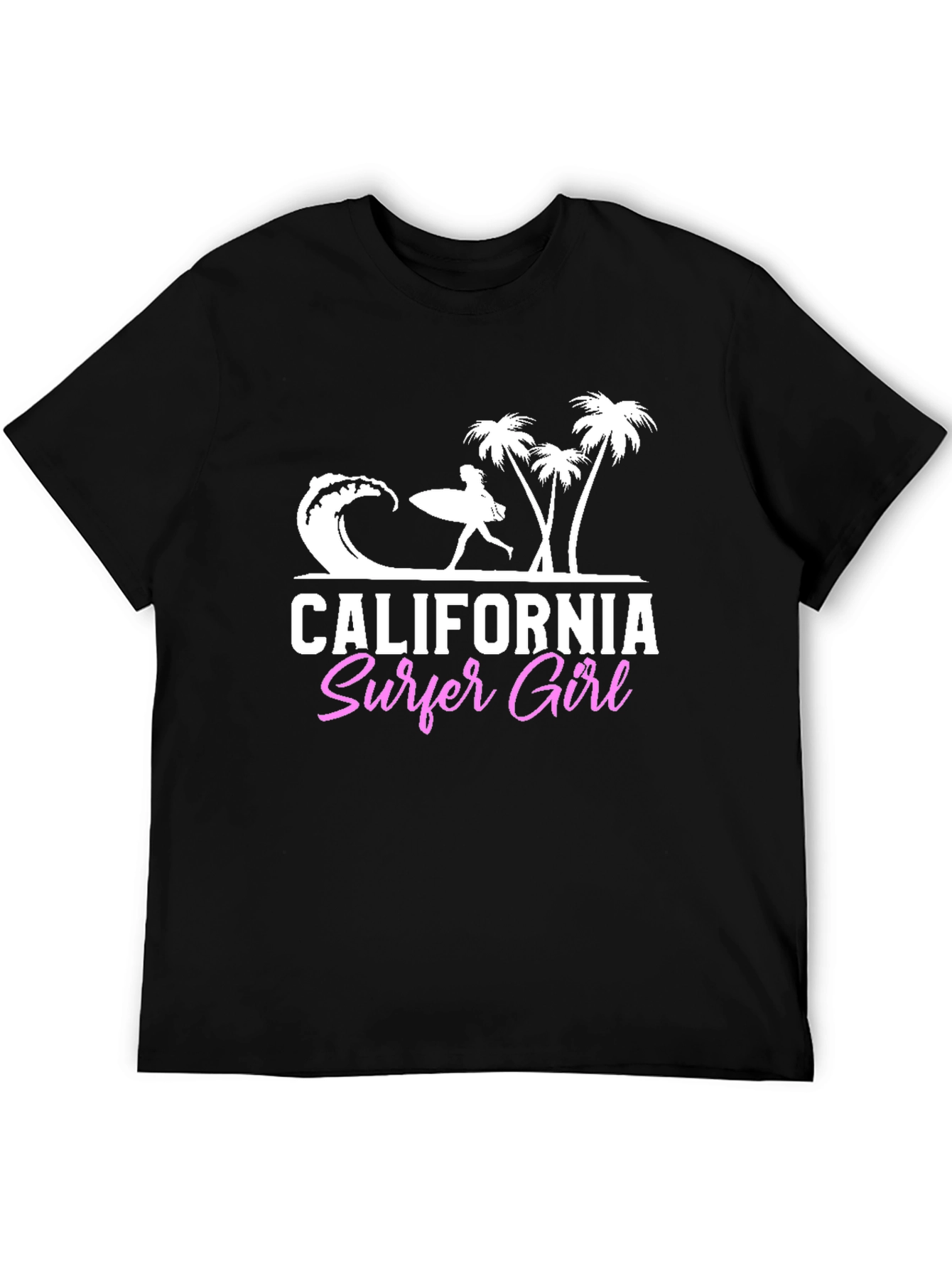 California Surfer Girl Graphic T-Shirt