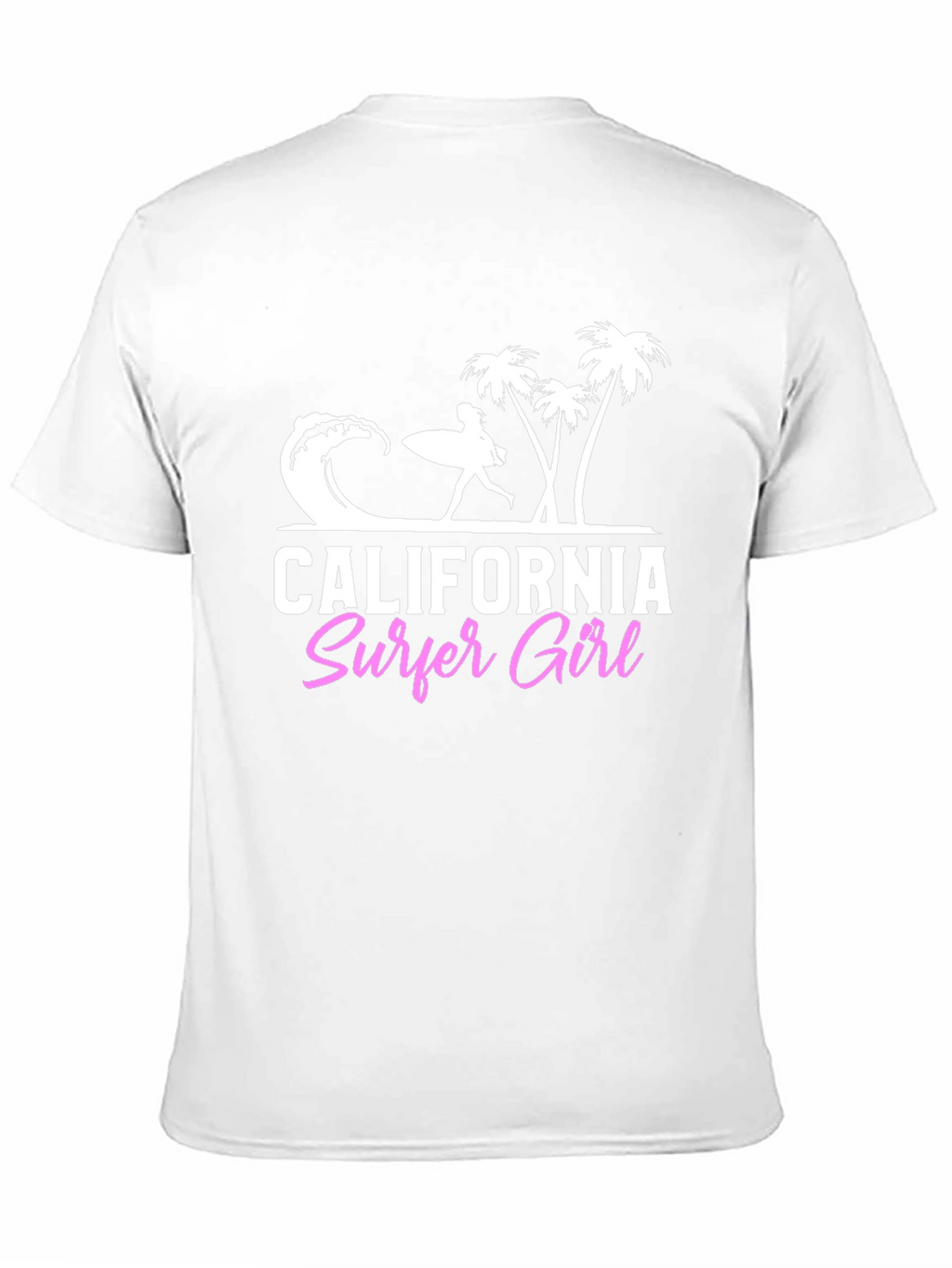 California Surfer Girl Graphic T-Shirt