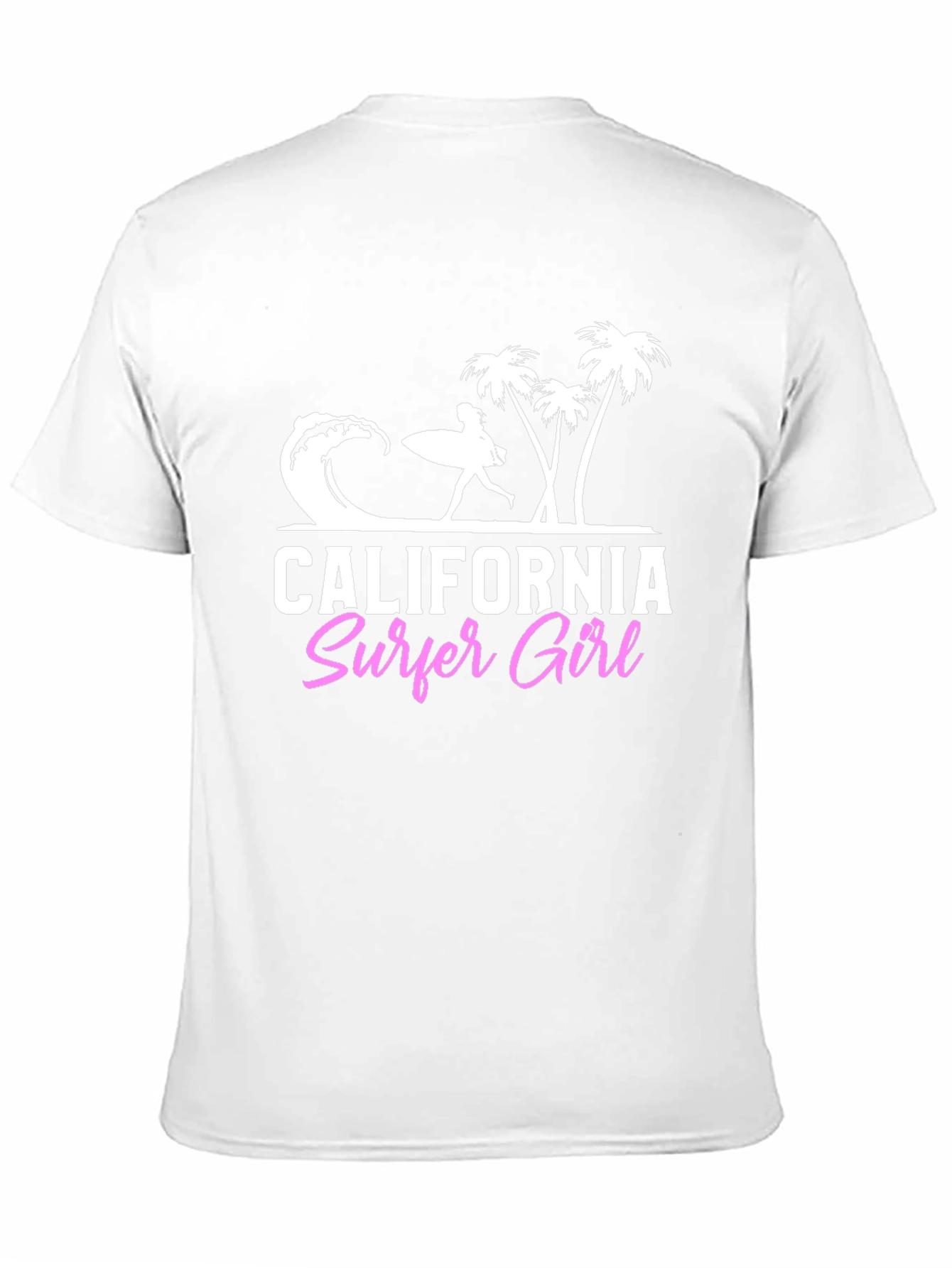 California Surfer Girl Graphic T-Shirt