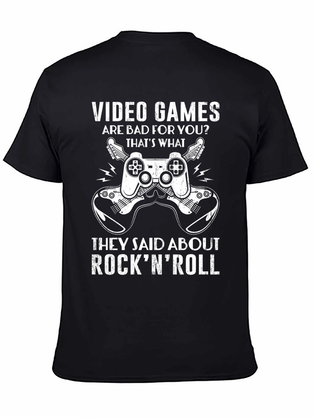 Video Games & Rock n Roll T-Shirt