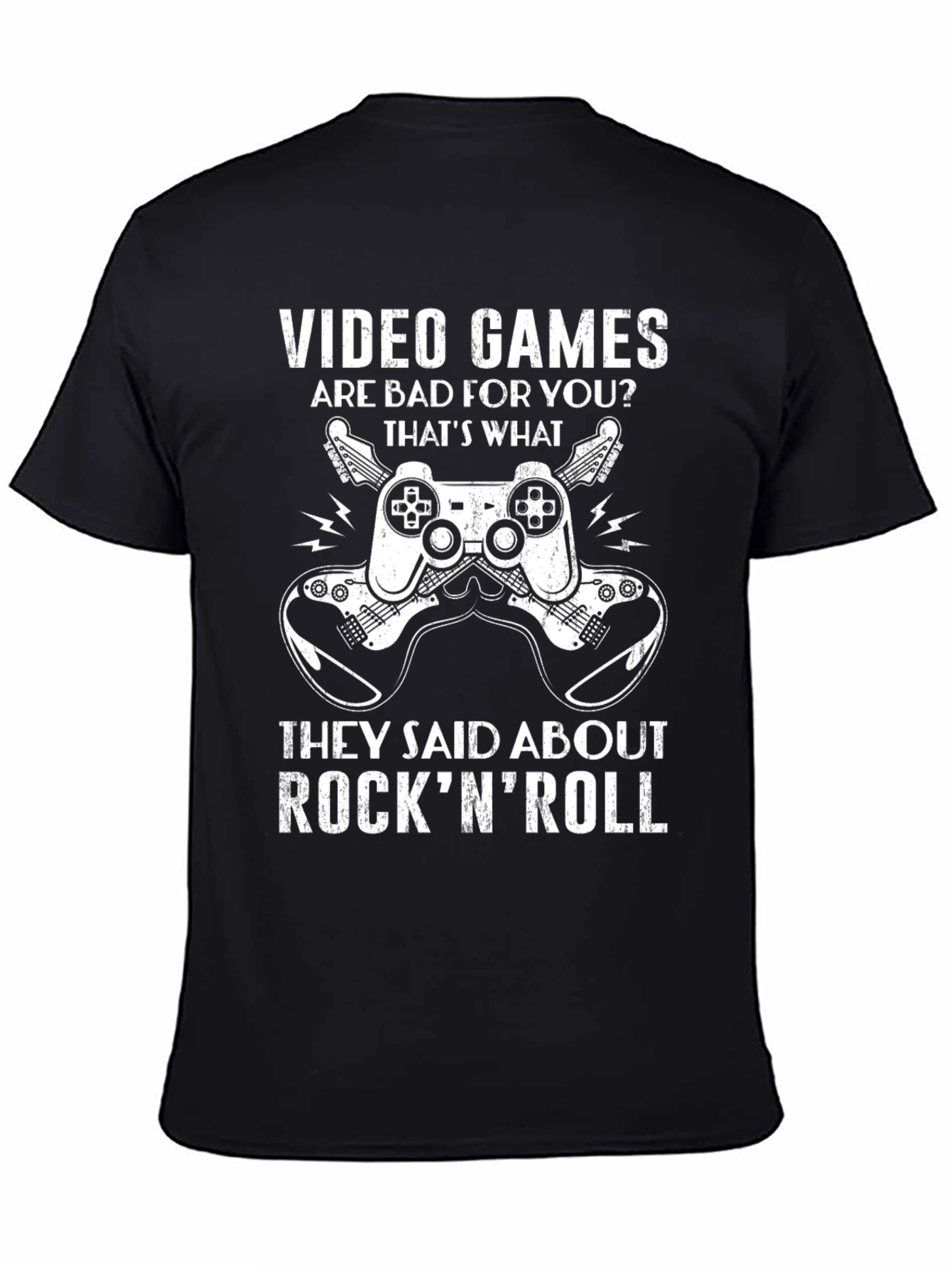 Video Games & Rock n Roll T-Shirt