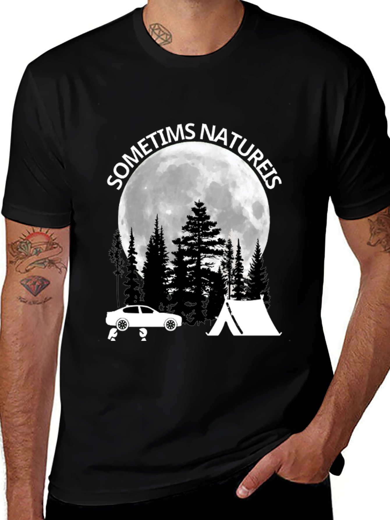 Nature Is Calling Graphic Tee