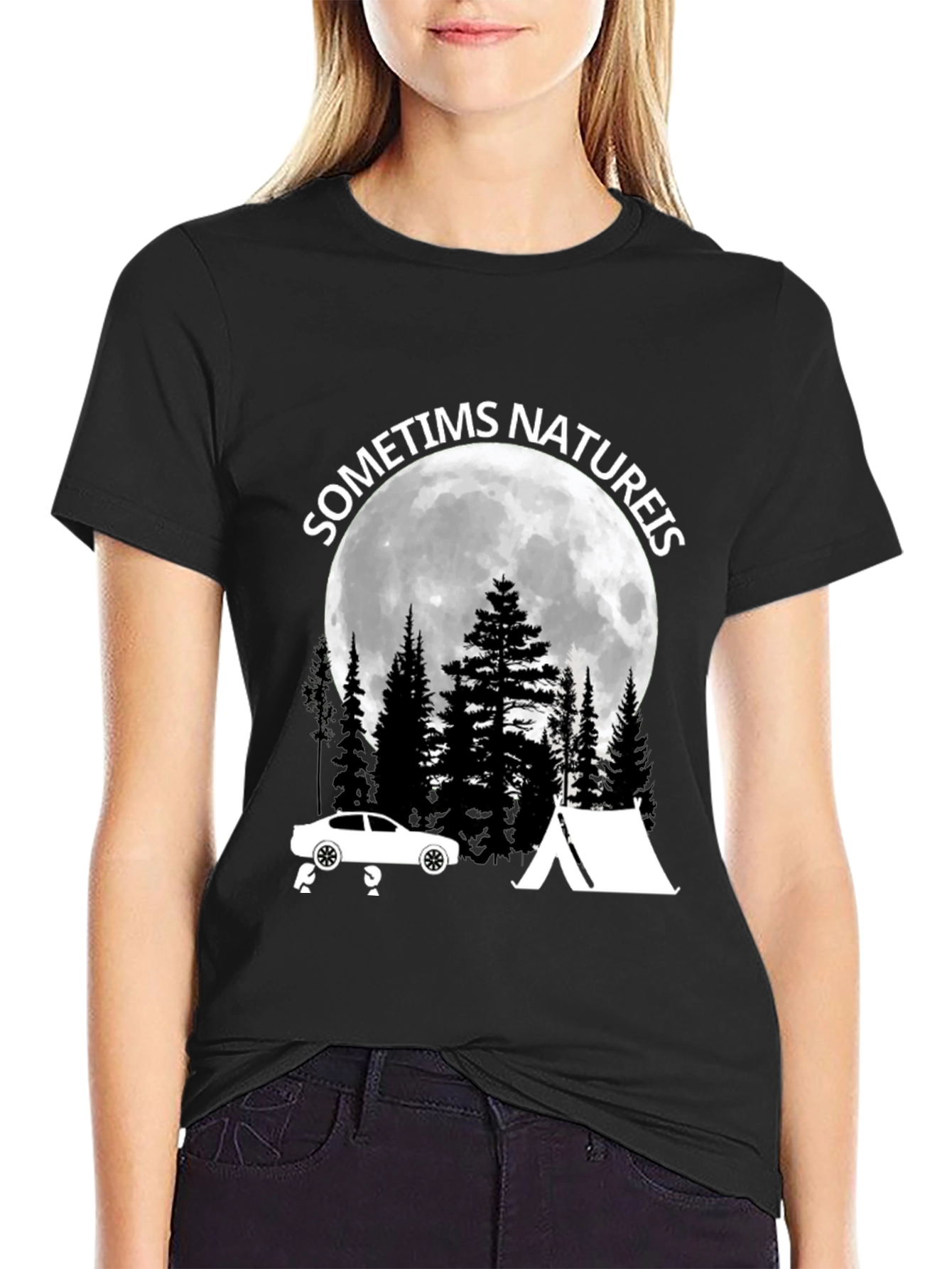 Nature Is Calling Graphic Tee