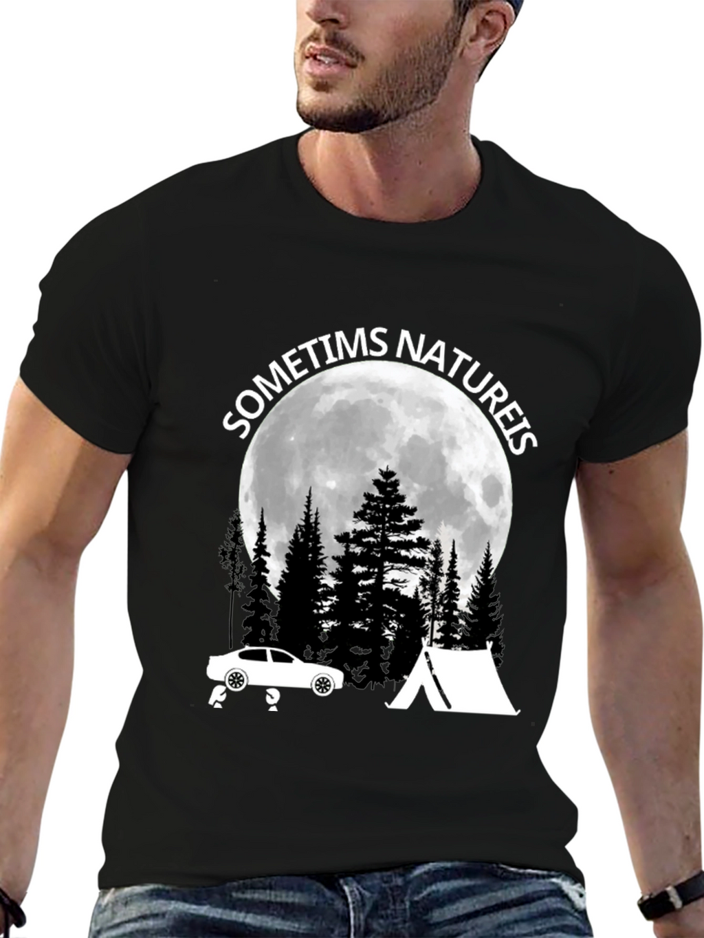 Nature Is Calling Graphic Tee