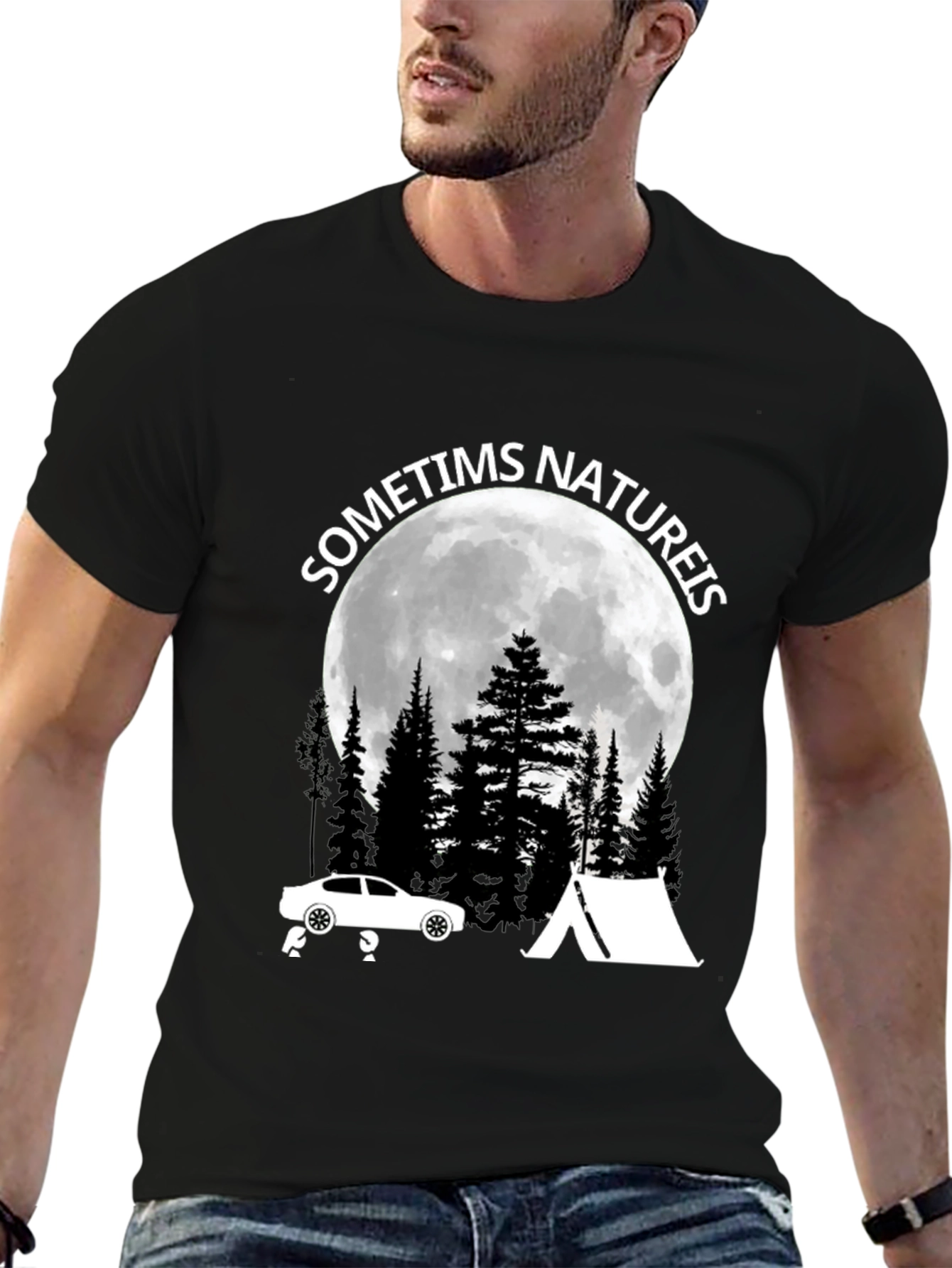 Nature Is Calling Graphic Tee