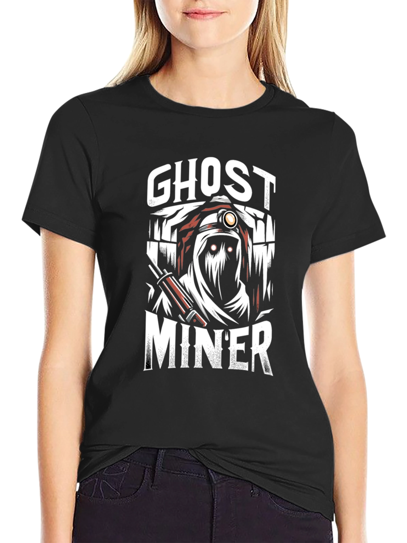 Ghost Miner Graphic T-Shirt