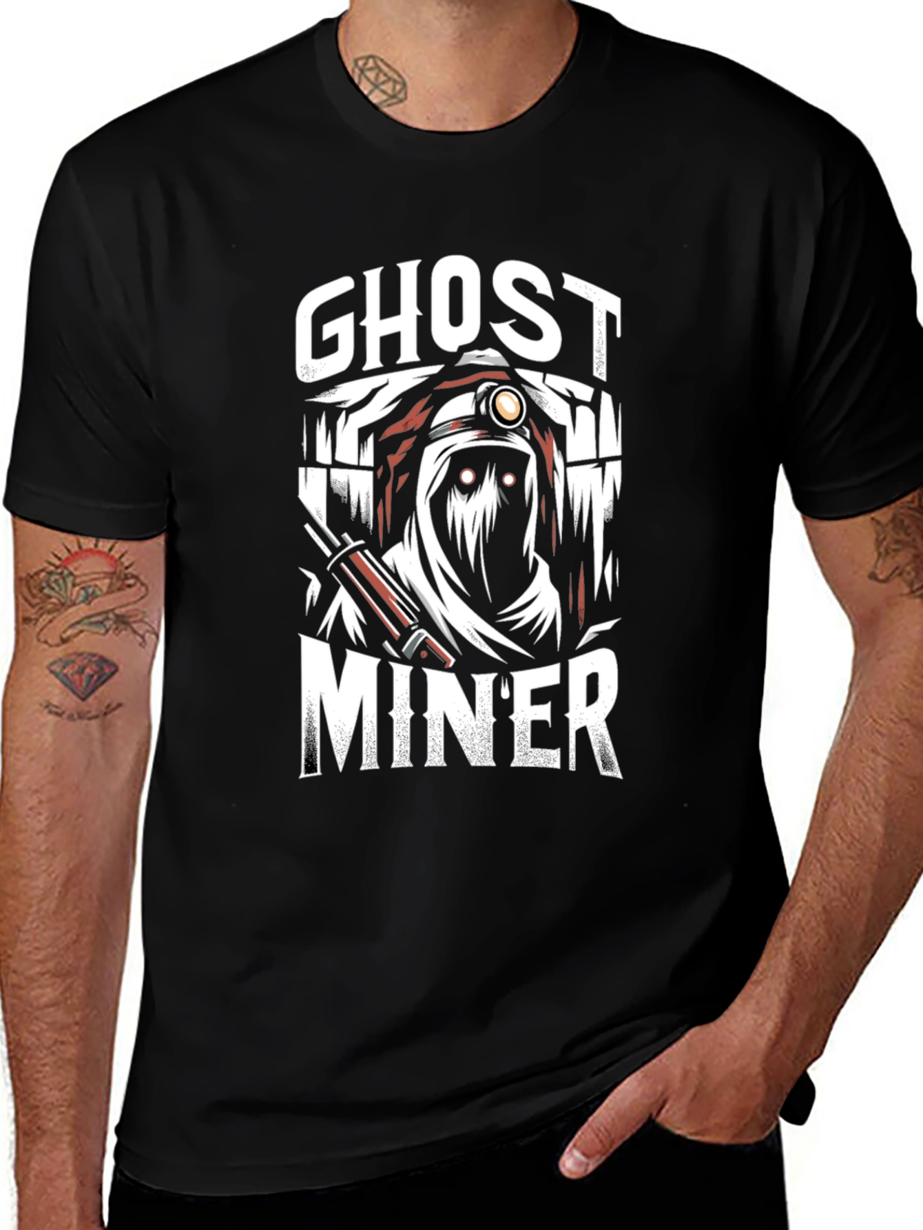 Ghost Miner Graphic T-Shirt