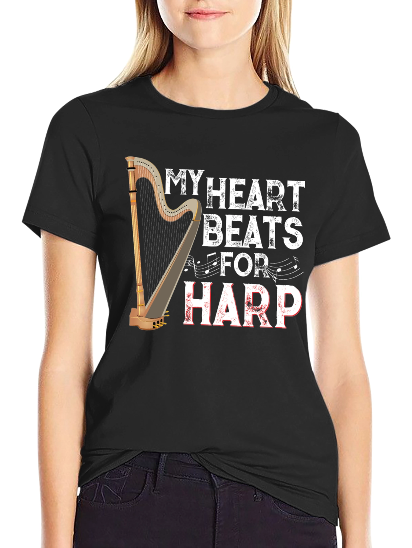 My Heart Beats For Harp T-Shirt