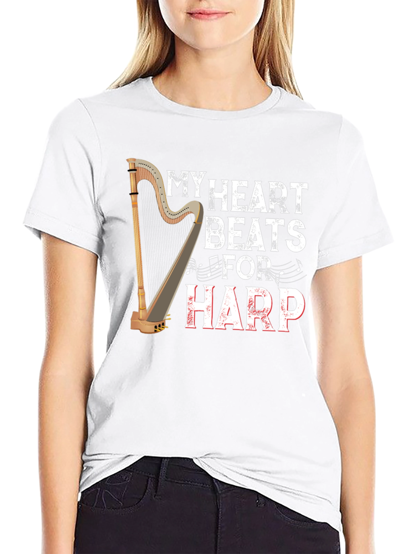 My Heart Beats For Harp T-Shirt