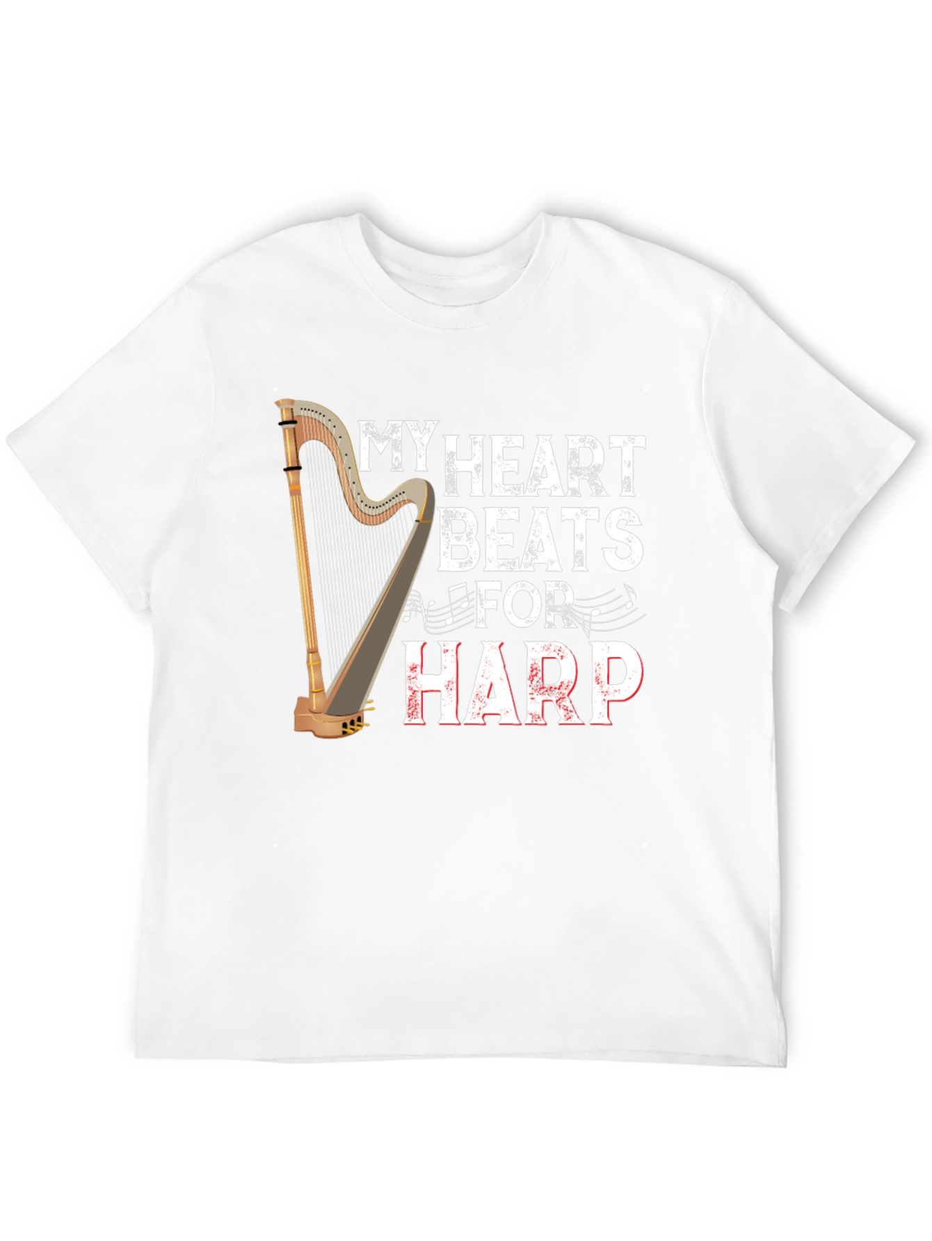 My Heart Beats For Harp T-Shirt
