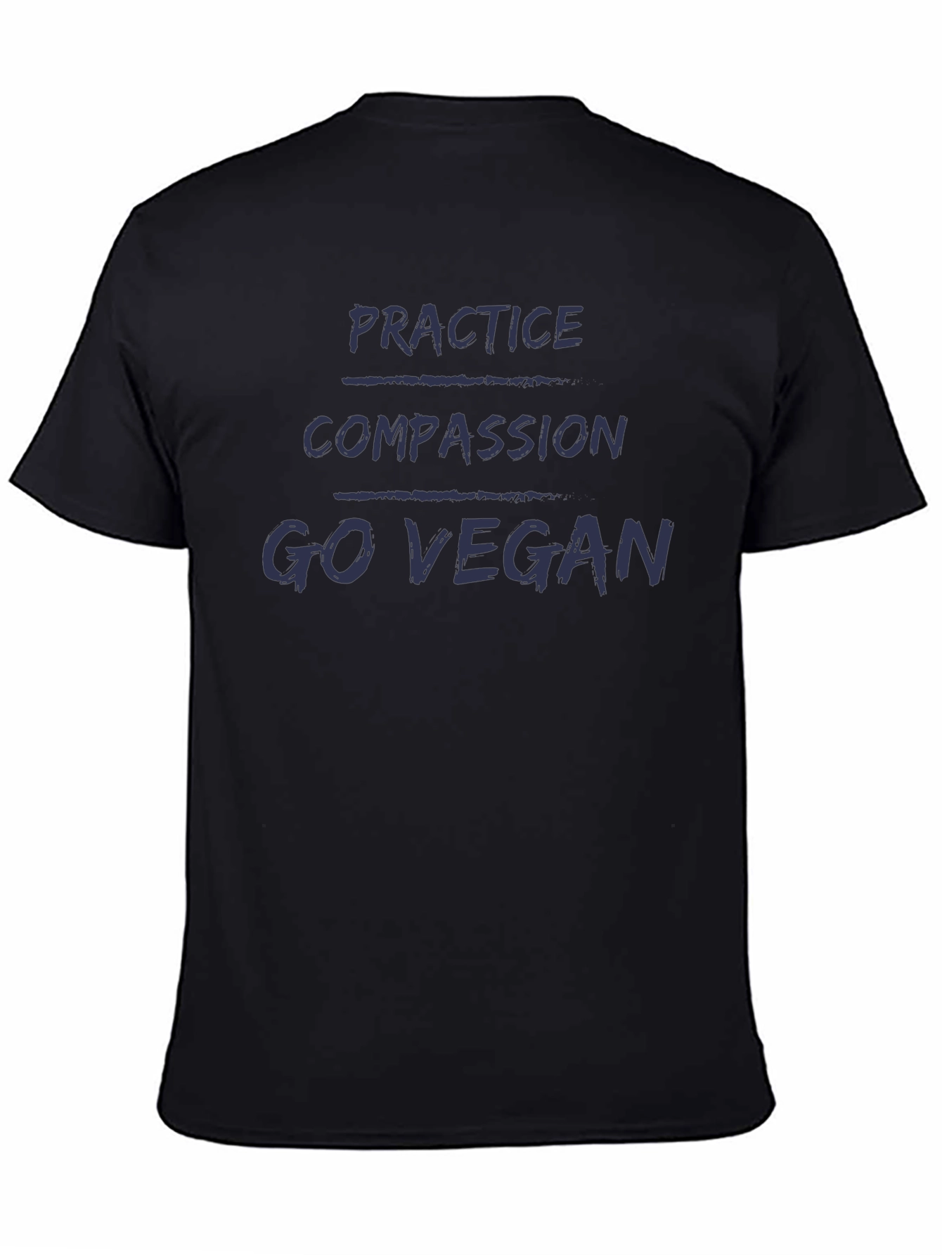 Practice Compassion Go Vegan T-Shirt - Animal Rights