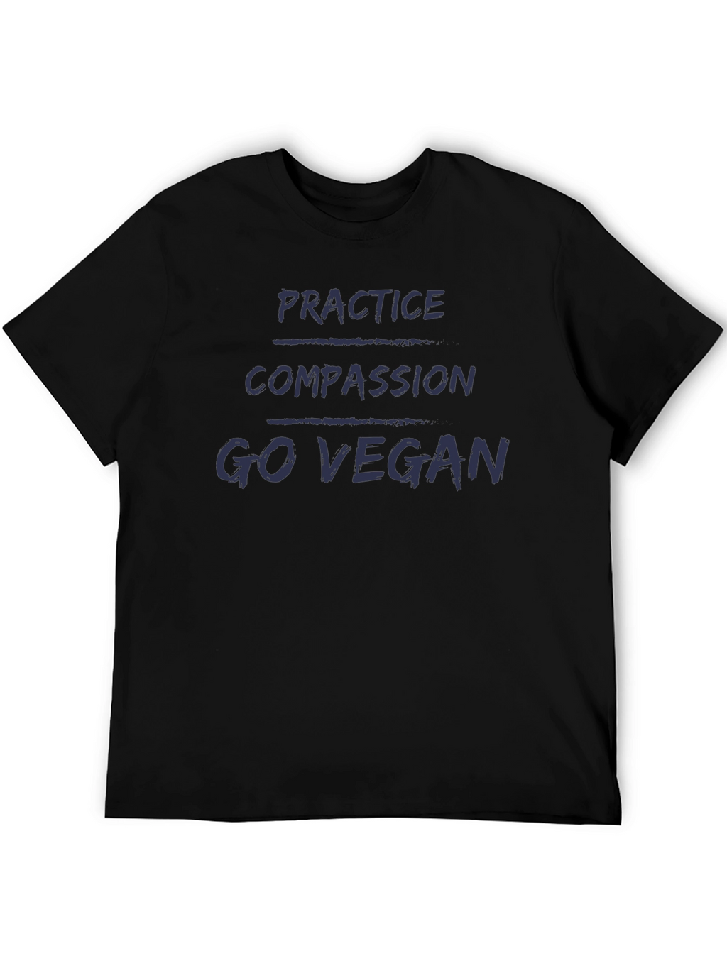 Practice Compassion Go Vegan T-Shirt - Animal Rights