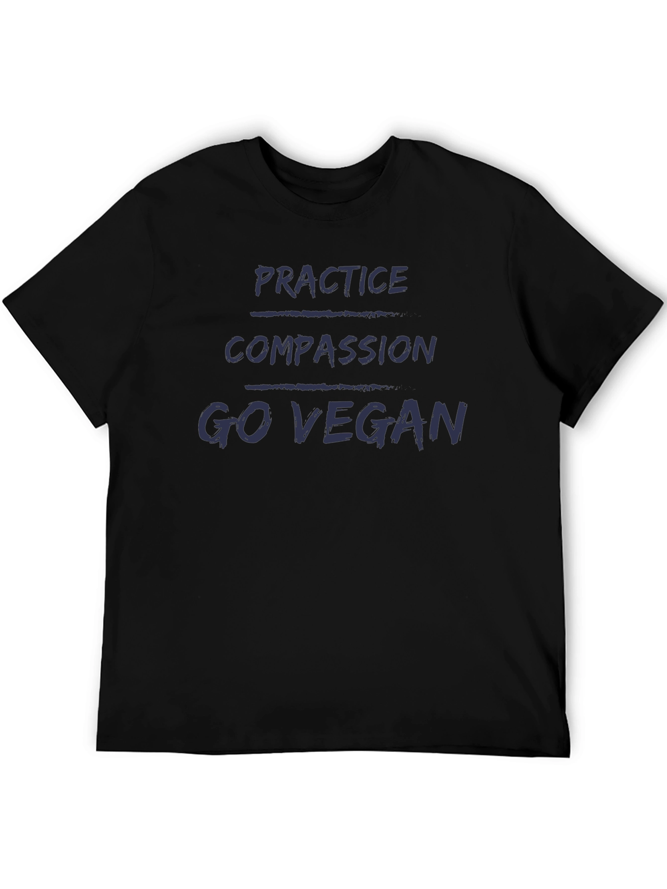 Practice Compassion Go Vegan T-Shirt - Animal Rights