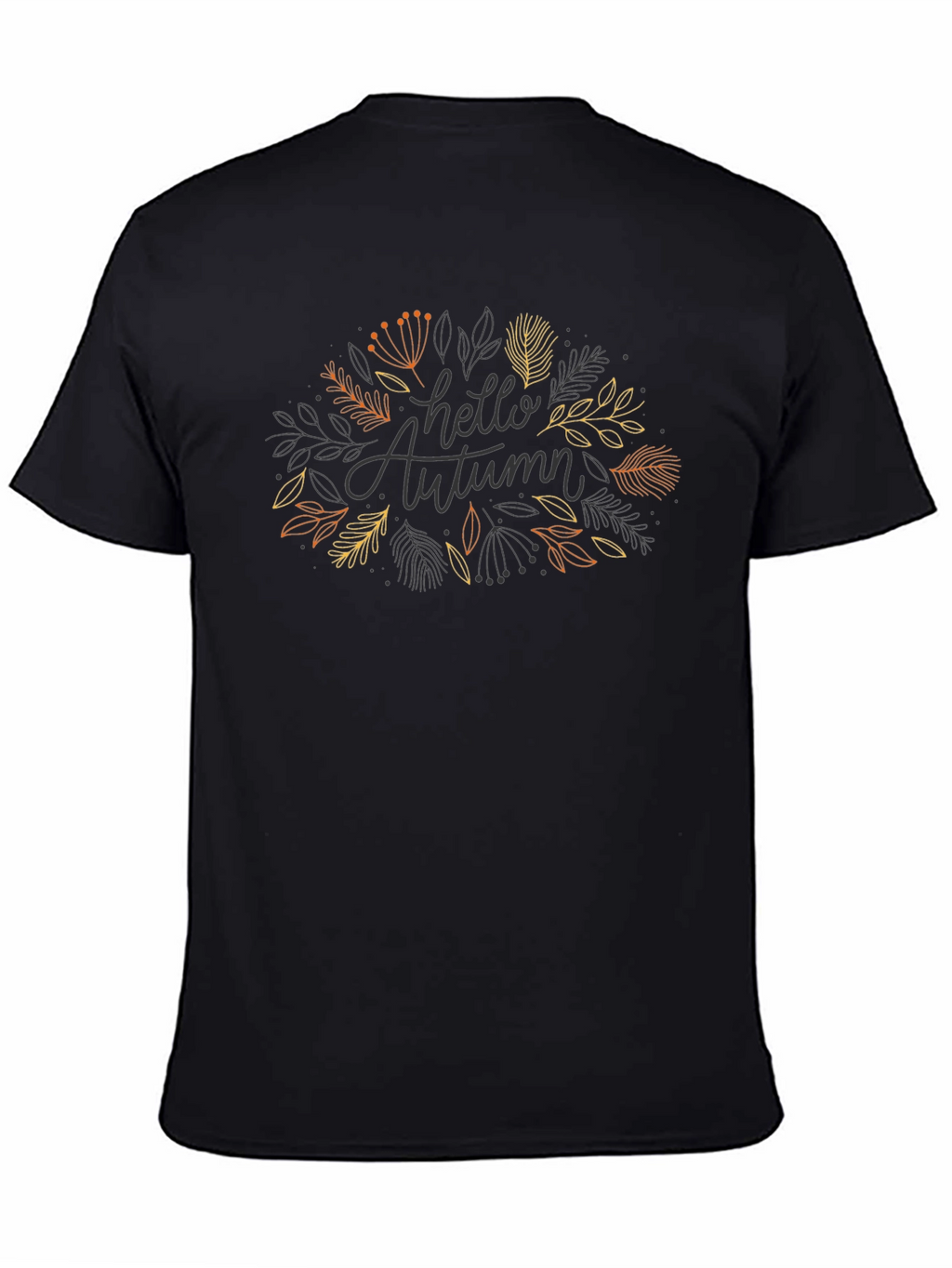 Hello Autumn Graphic Tee - Stylish Fall Season Shirt