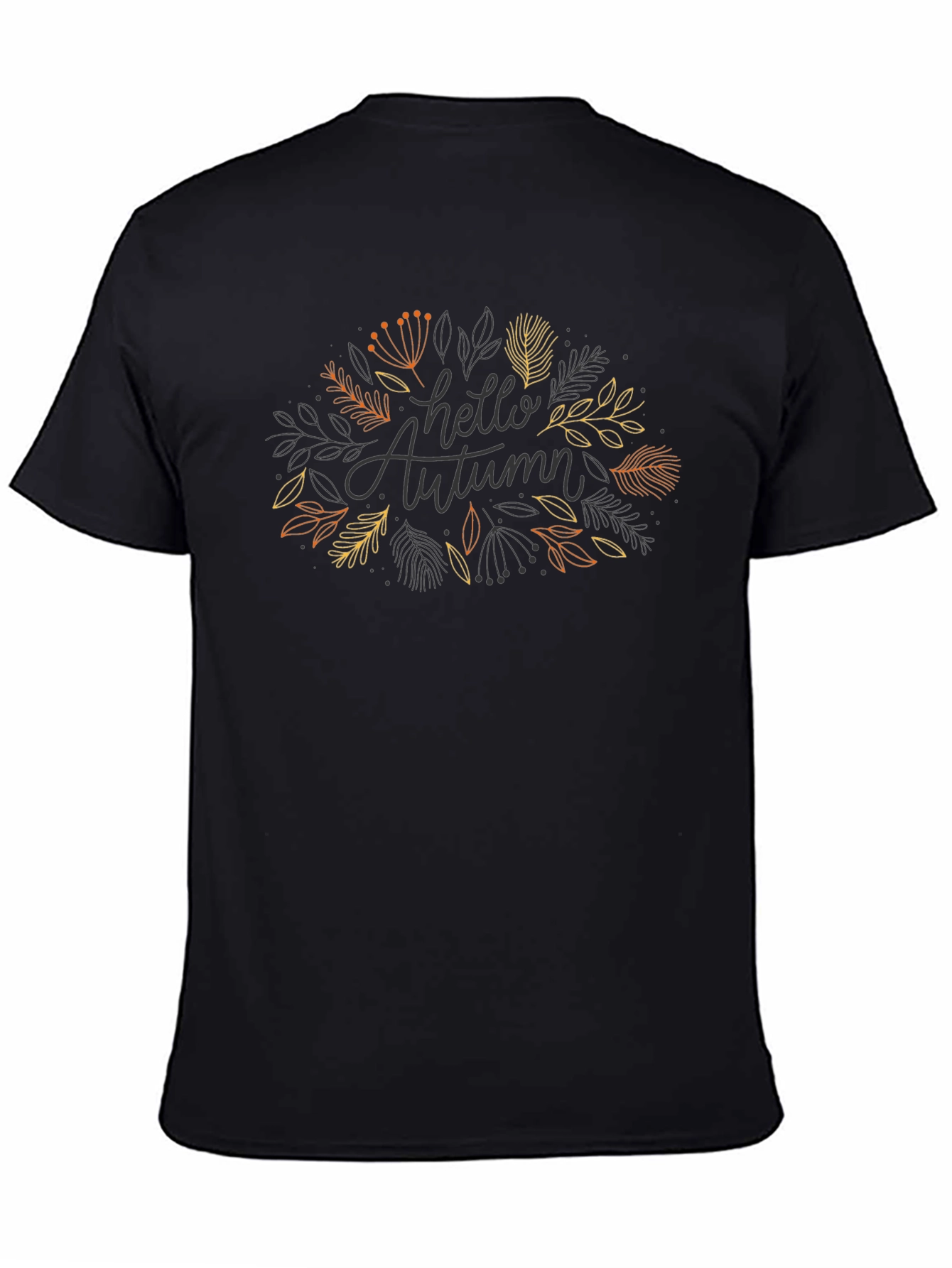 Hello Autumn Graphic Tee - Stylish Fall Season Shirt