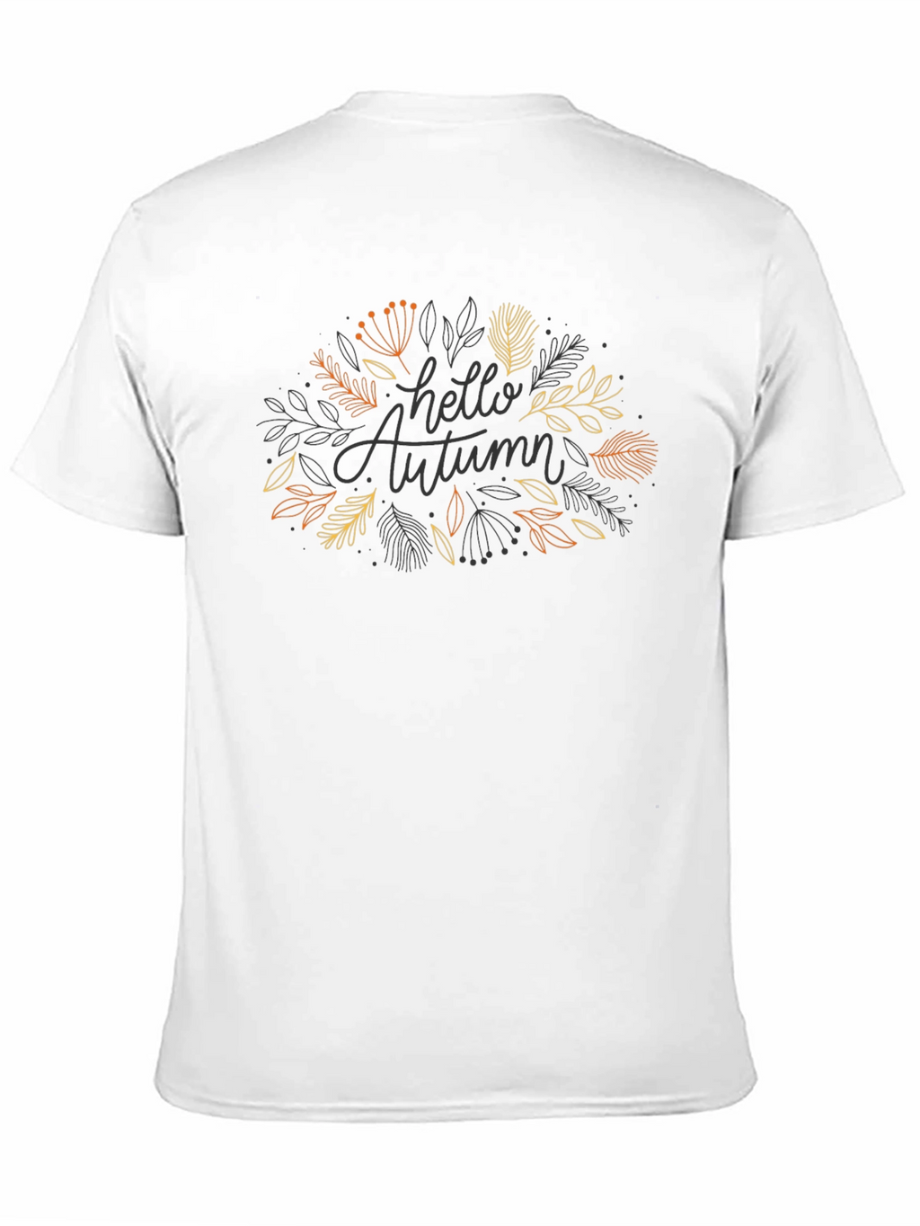 Hello Autumn Graphic Tee - Stylish Fall Season Shirt