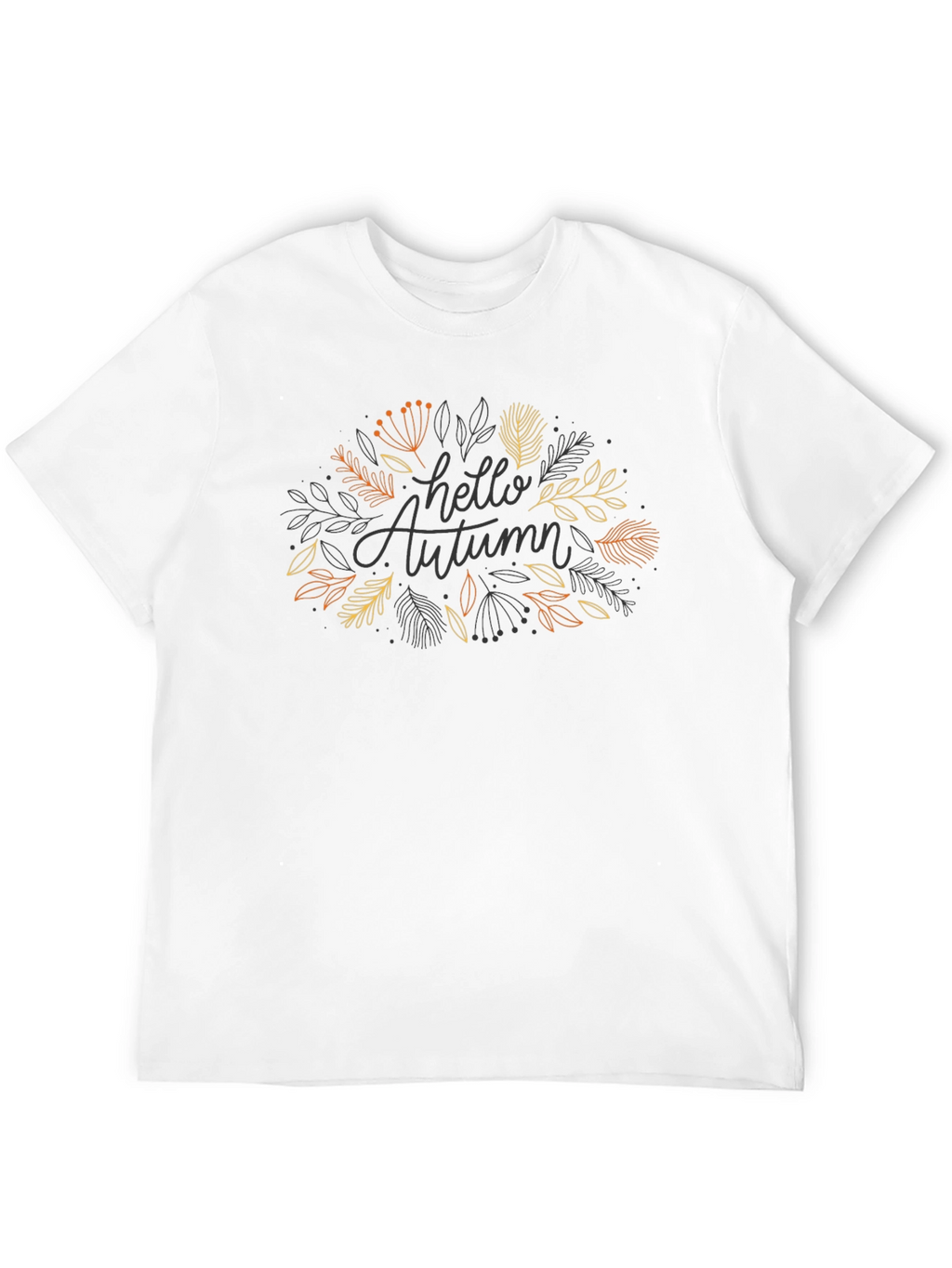 Hello Autumn Graphic Tee - Stylish Fall Season Shirt