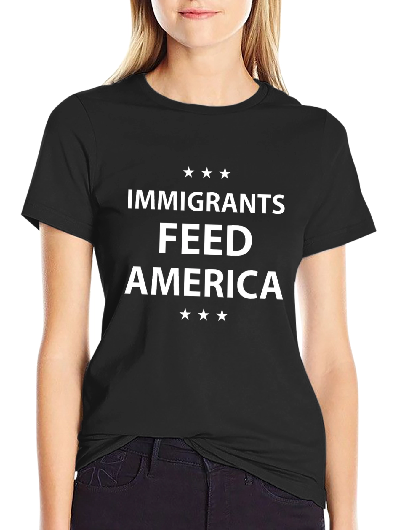 Immigrants Feed America Graphic T-Shirt