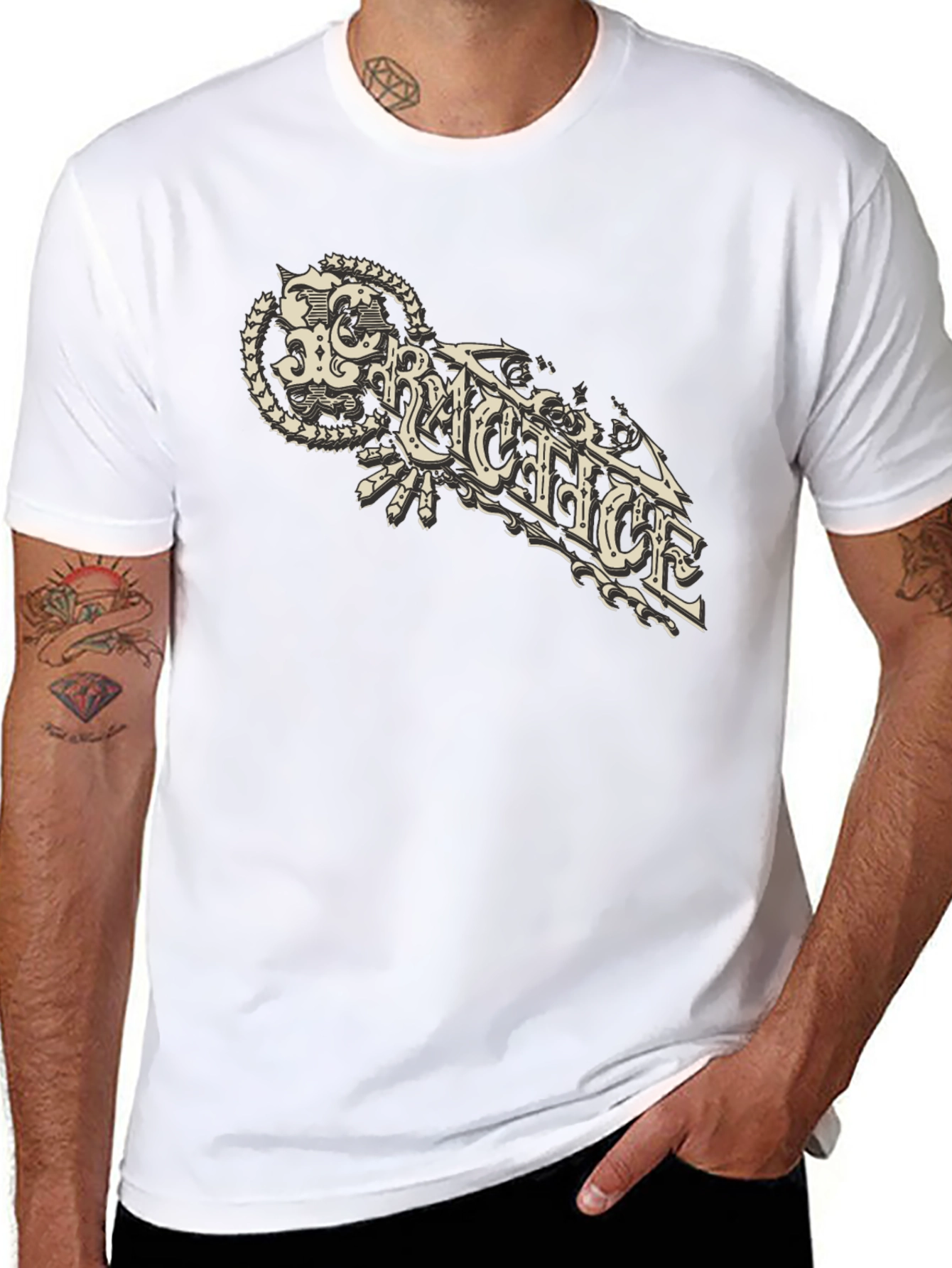 Practice Graphic Black T-Shirt