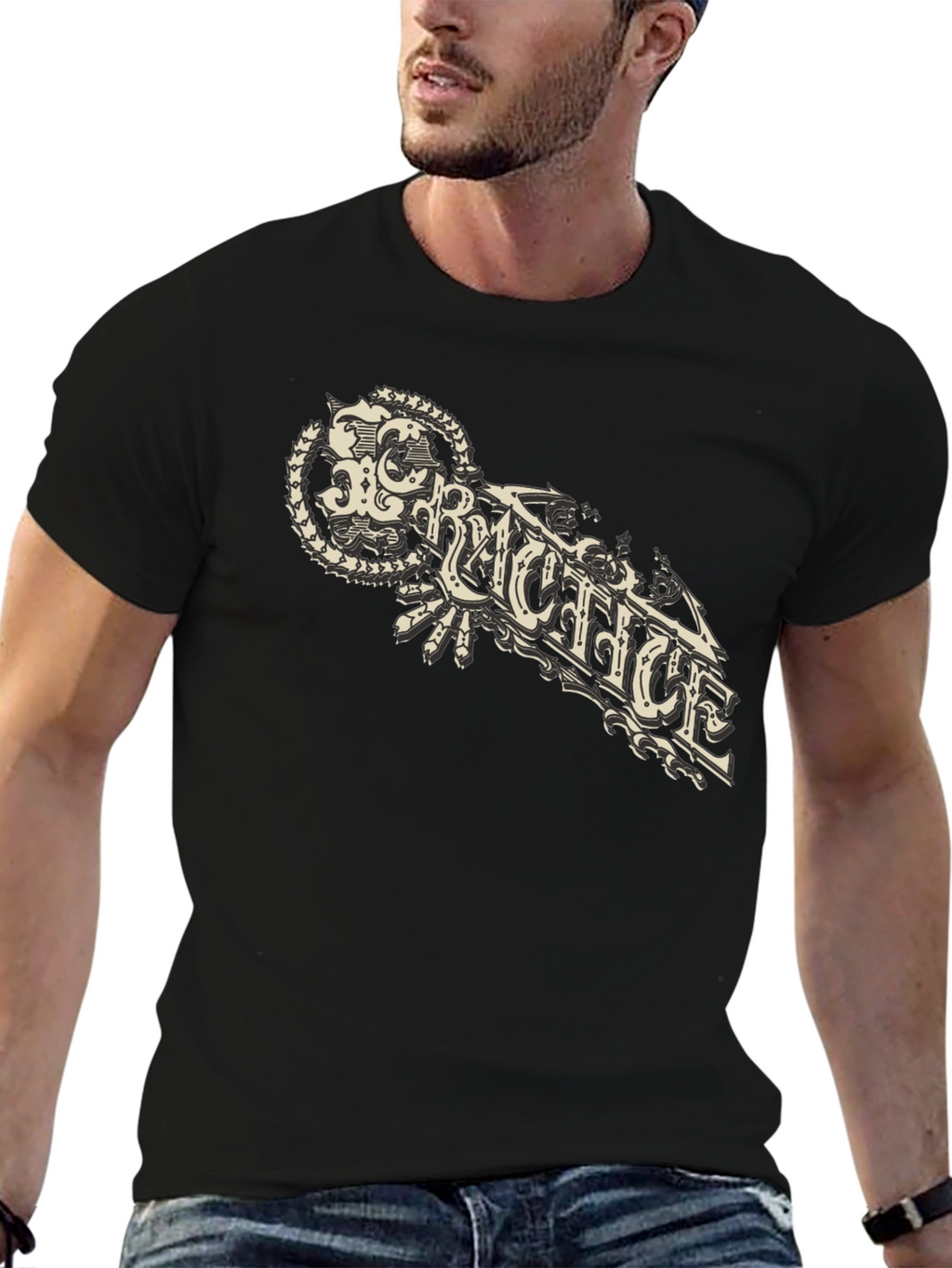Practice Graphic Black T-Shirt
