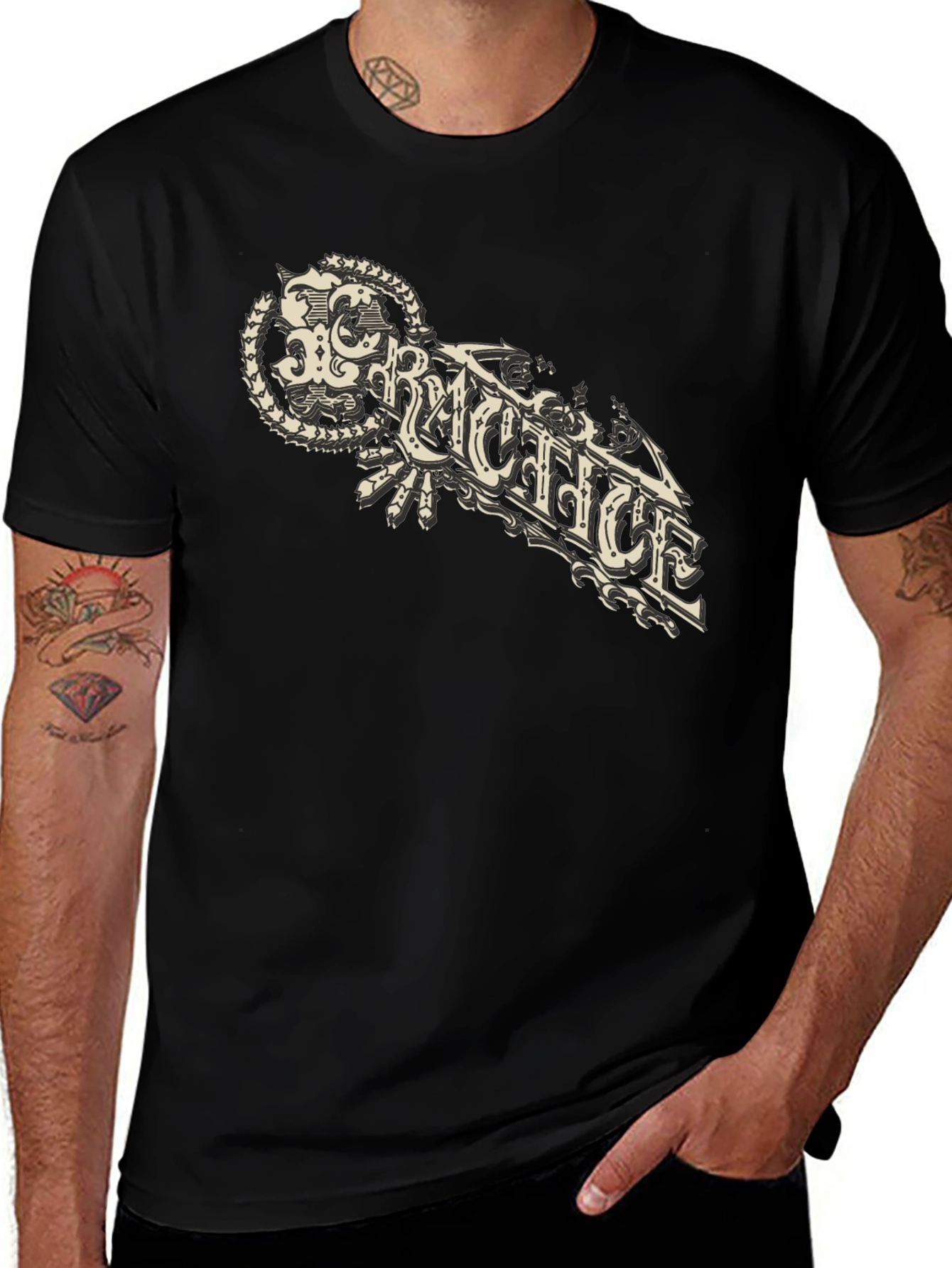 Practice Graphic Black T-Shirt
