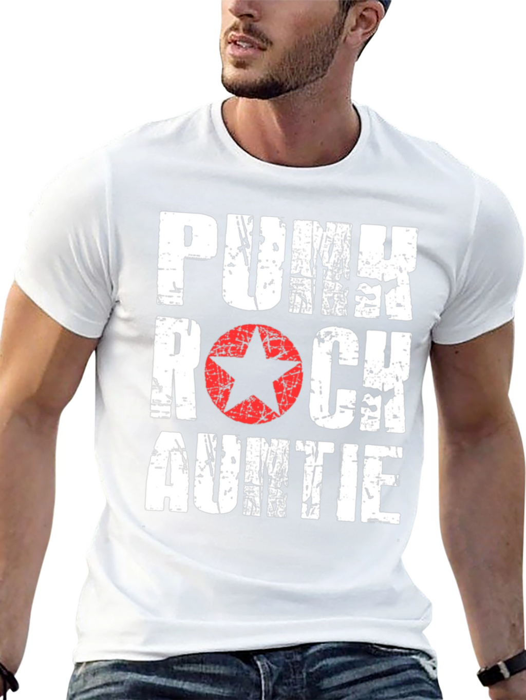 Punk Rock Auntie Graphic T-Shirt