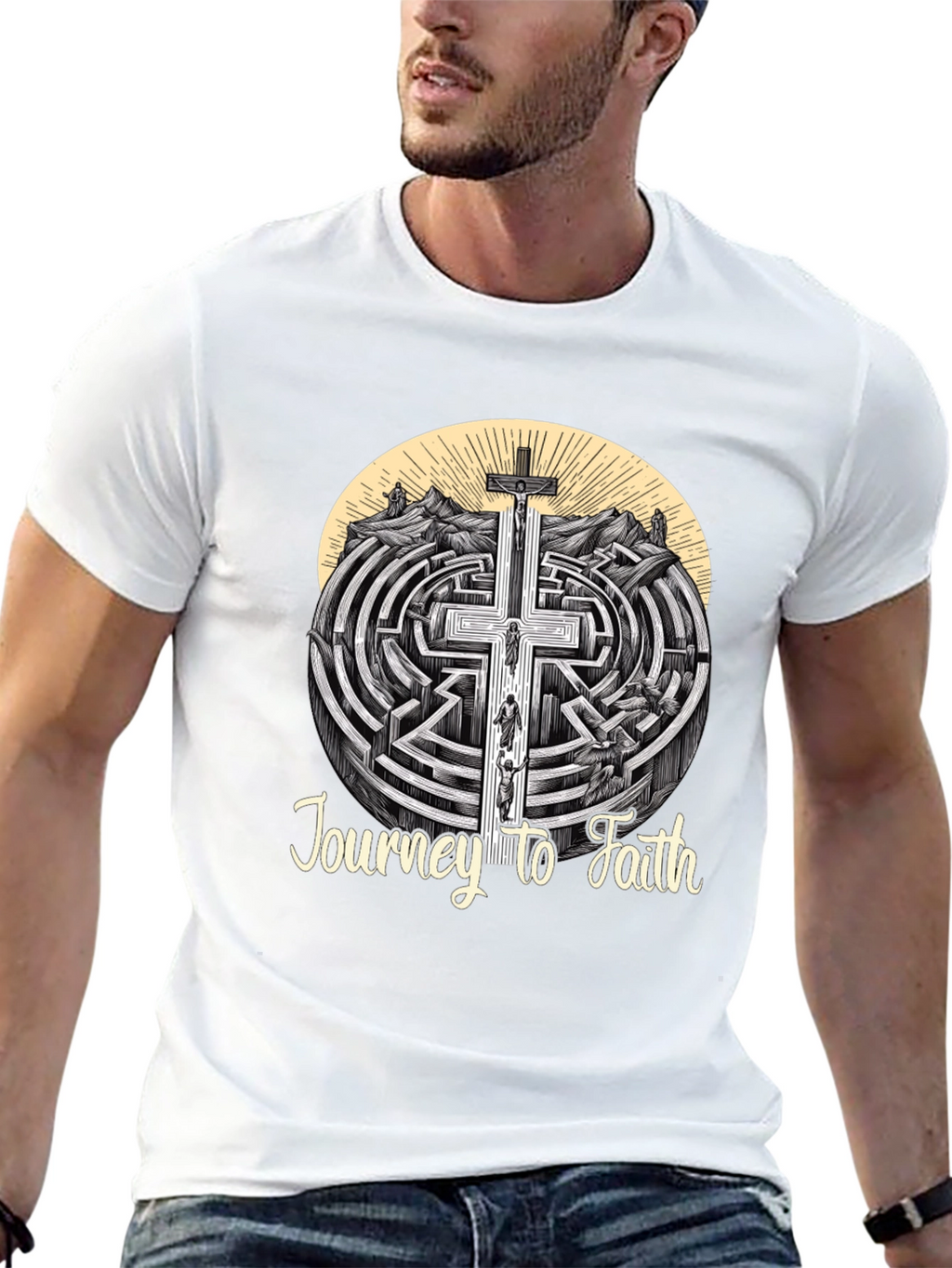 Journey to Faith T-Shirt - Christian Graphic Tee