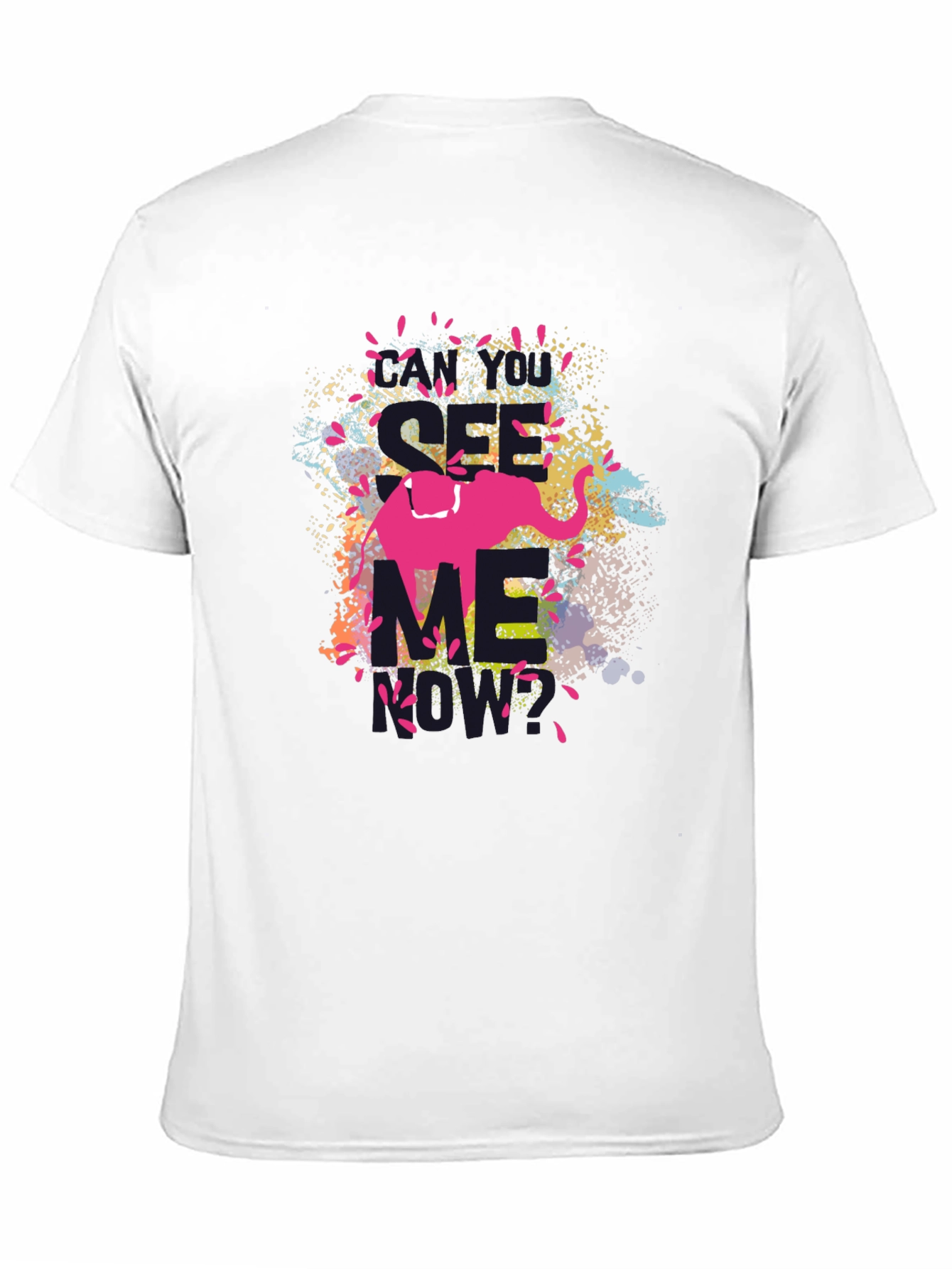 See Me Elephant Graphic T-Shirt