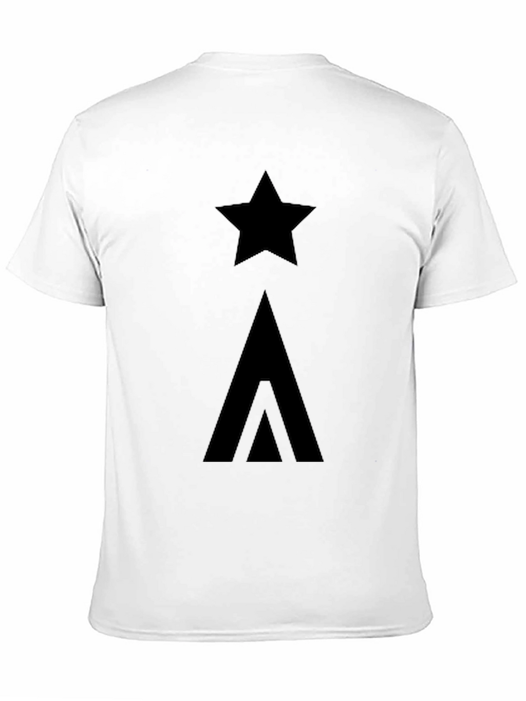 Star & Arrow Graphic Black T-Shirt