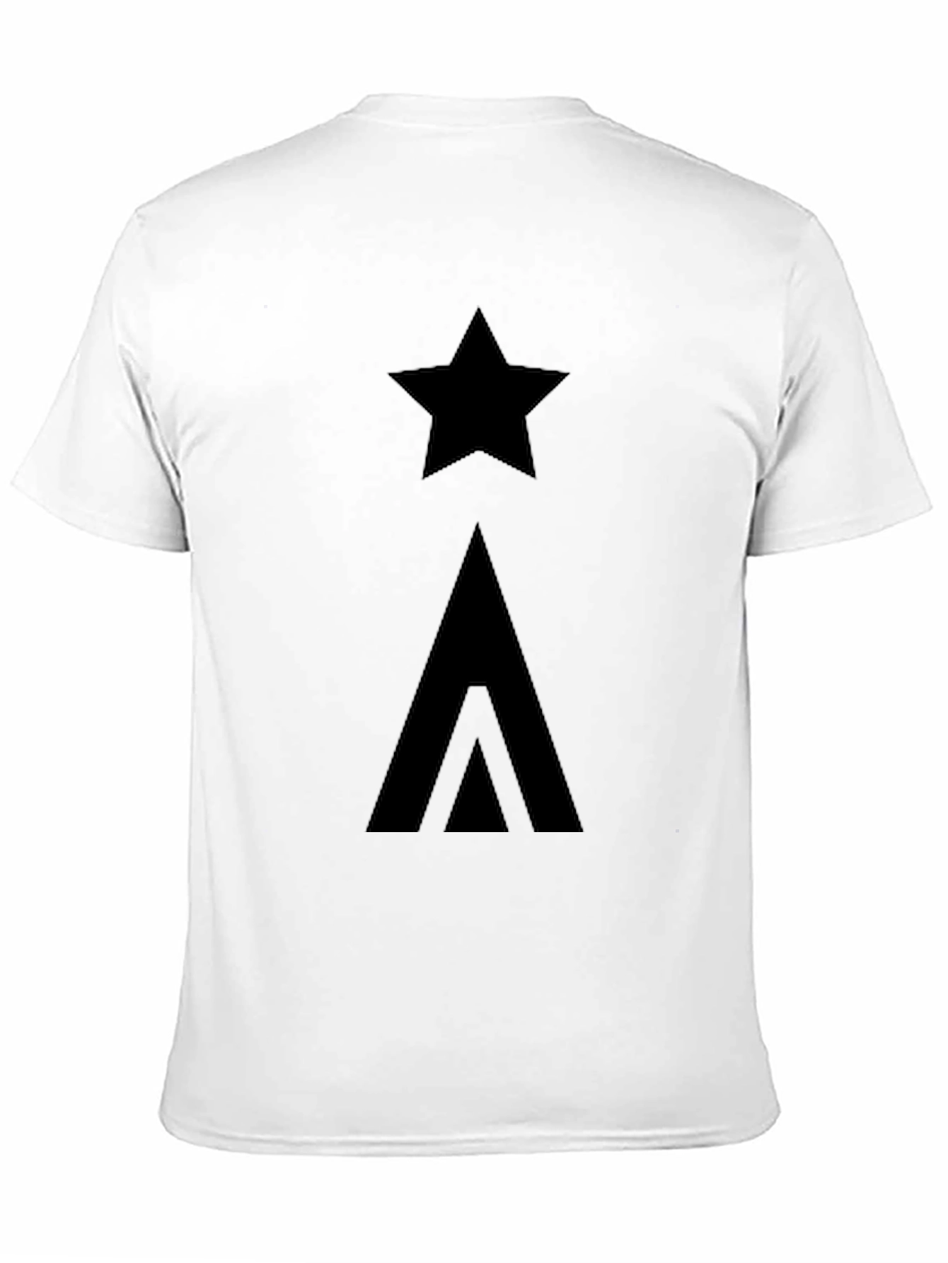 Star & Arrow Graphic Black T-Shirt